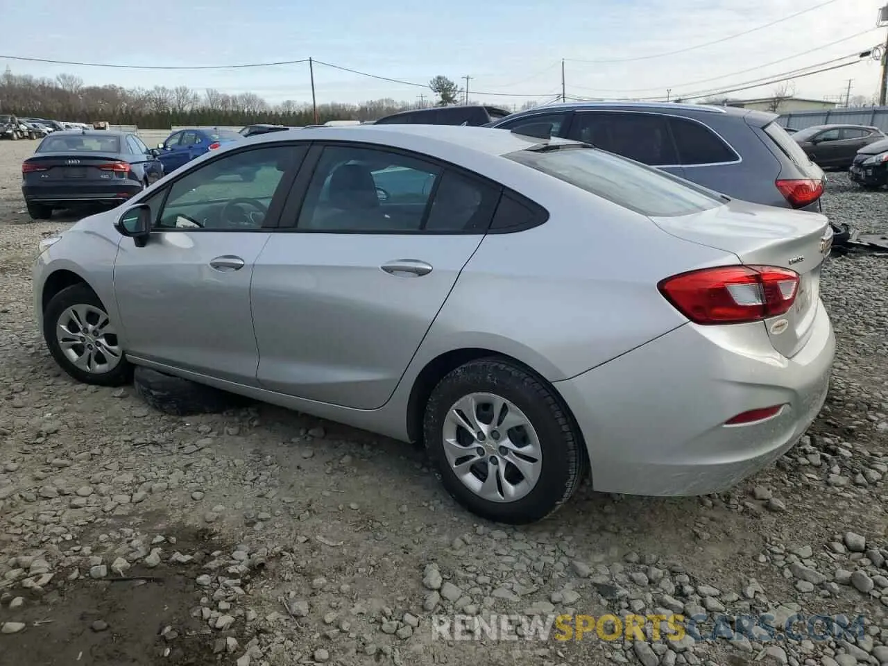2 Photograph of a damaged car 1G1BC5SM9K7109539 CHEVROLET CRUZE 2019