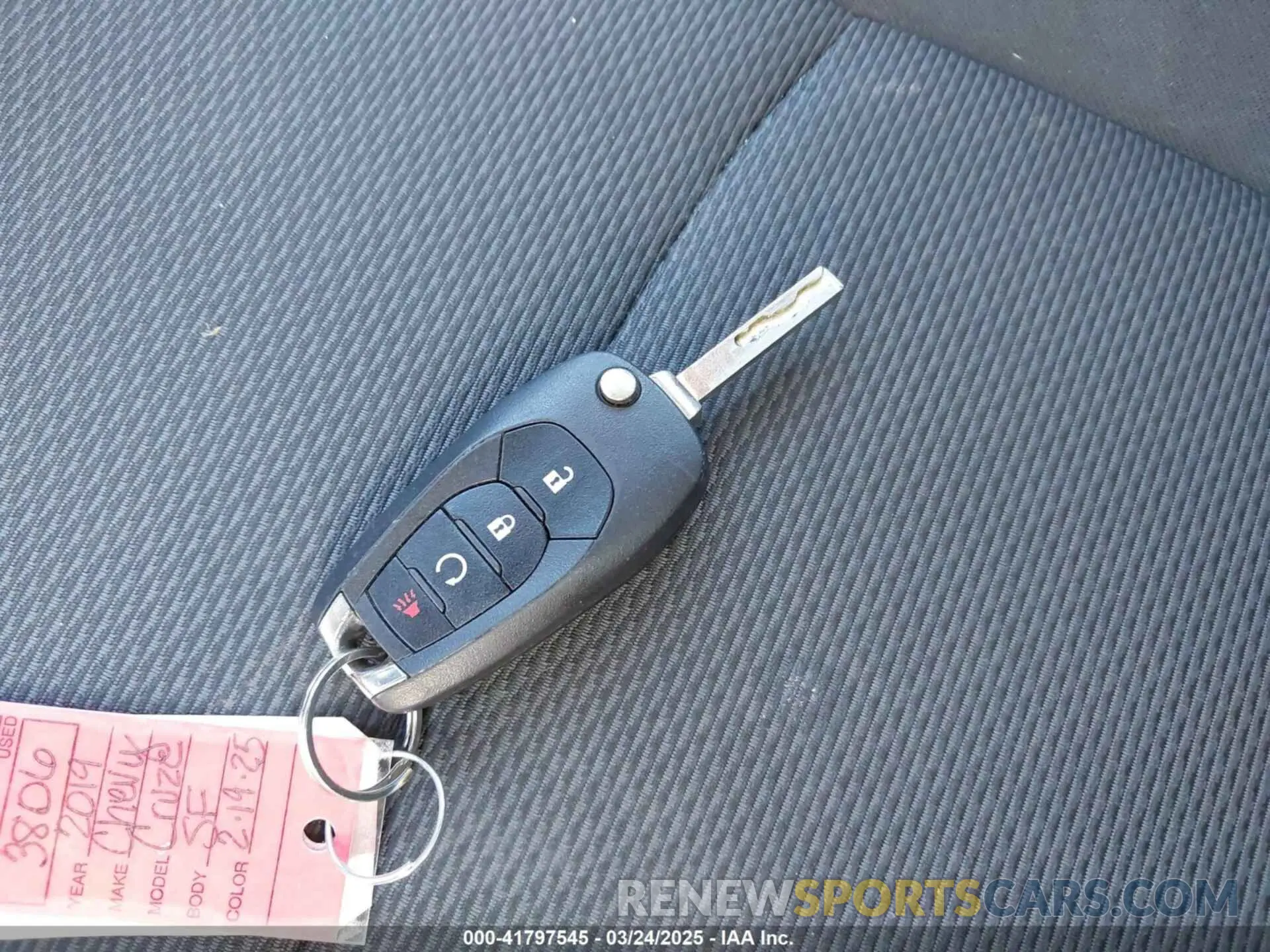 11 Photograph of a damaged car 1G1BC5SM9K7134778 CHEVROLET CRUZE 2019