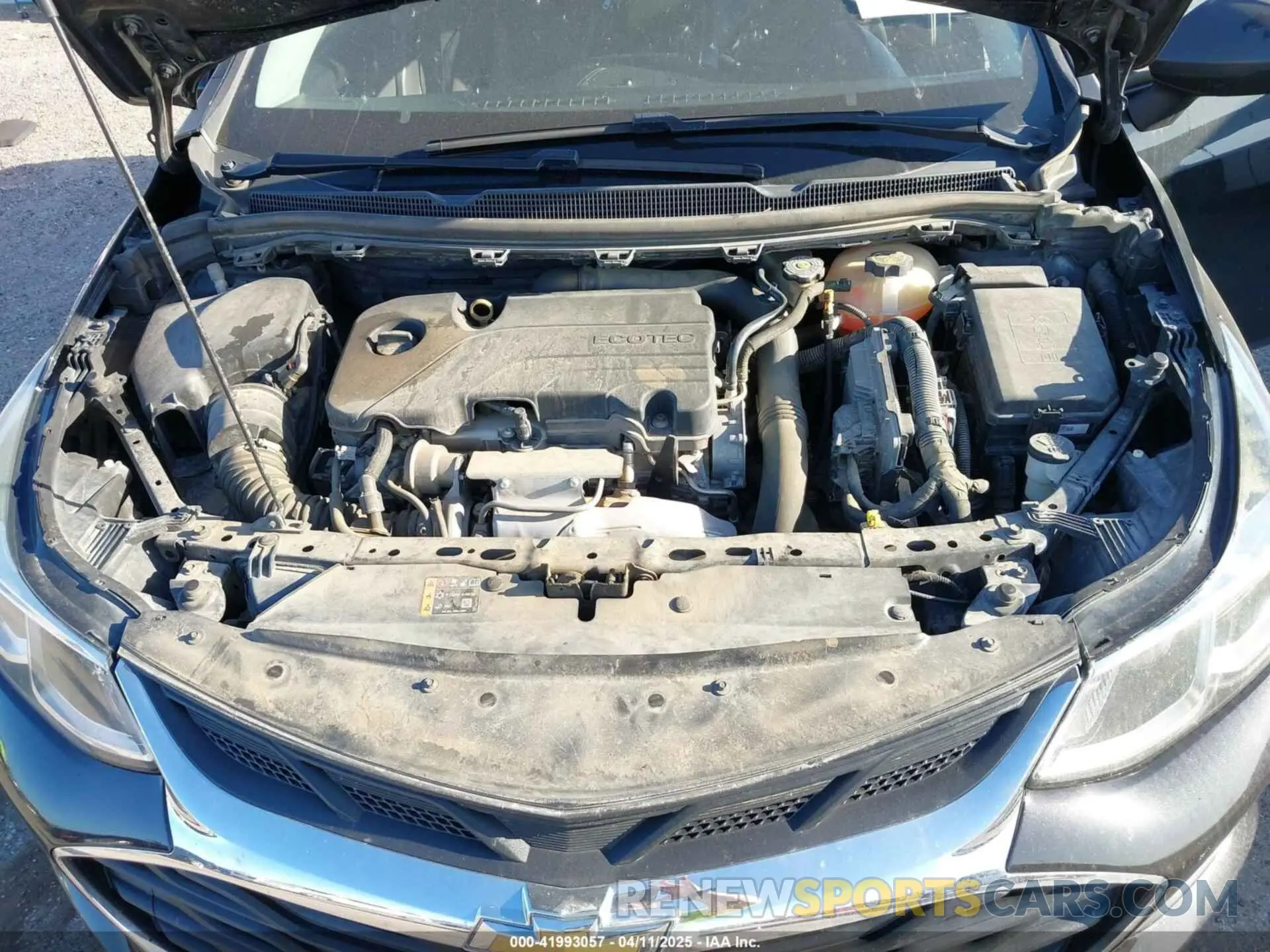 10 Photograph of a damaged car 1G1BC5SMXK7126074 CHEVROLET CRUZE 2019