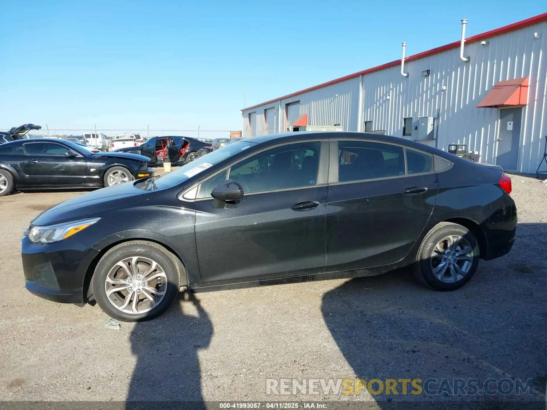 14 Photograph of a damaged car 1G1BC5SMXK7126074 CHEVROLET CRUZE 2019