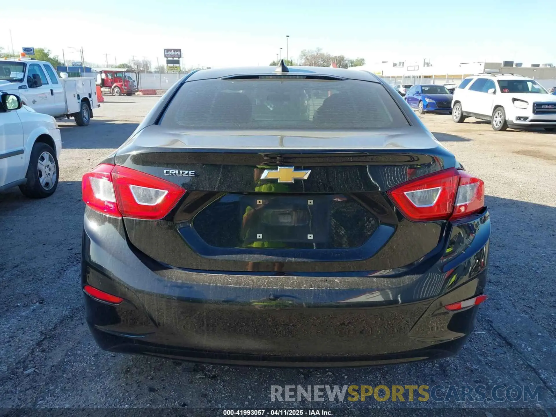 16 Photograph of a damaged car 1G1BC5SMXK7126074 CHEVROLET CRUZE 2019