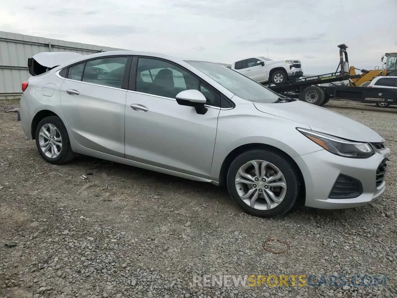 4 Photograph of a damaged car 1G1BE5SM0K7117359 CHEVROLET CRUZE 2019