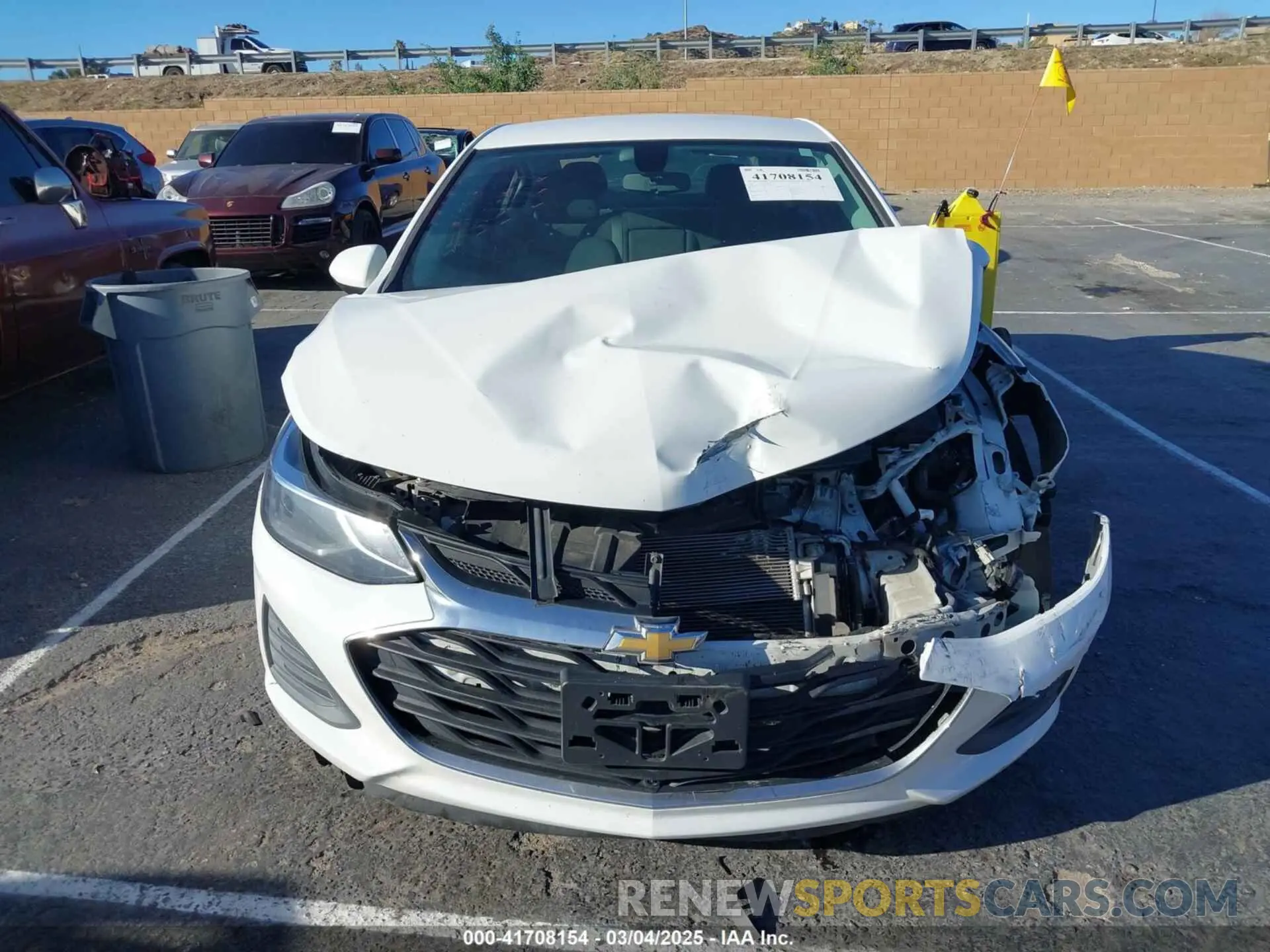 13 Photograph of a damaged car 1G1BE5SM0K7121251 CHEVROLET CRUZE 2019