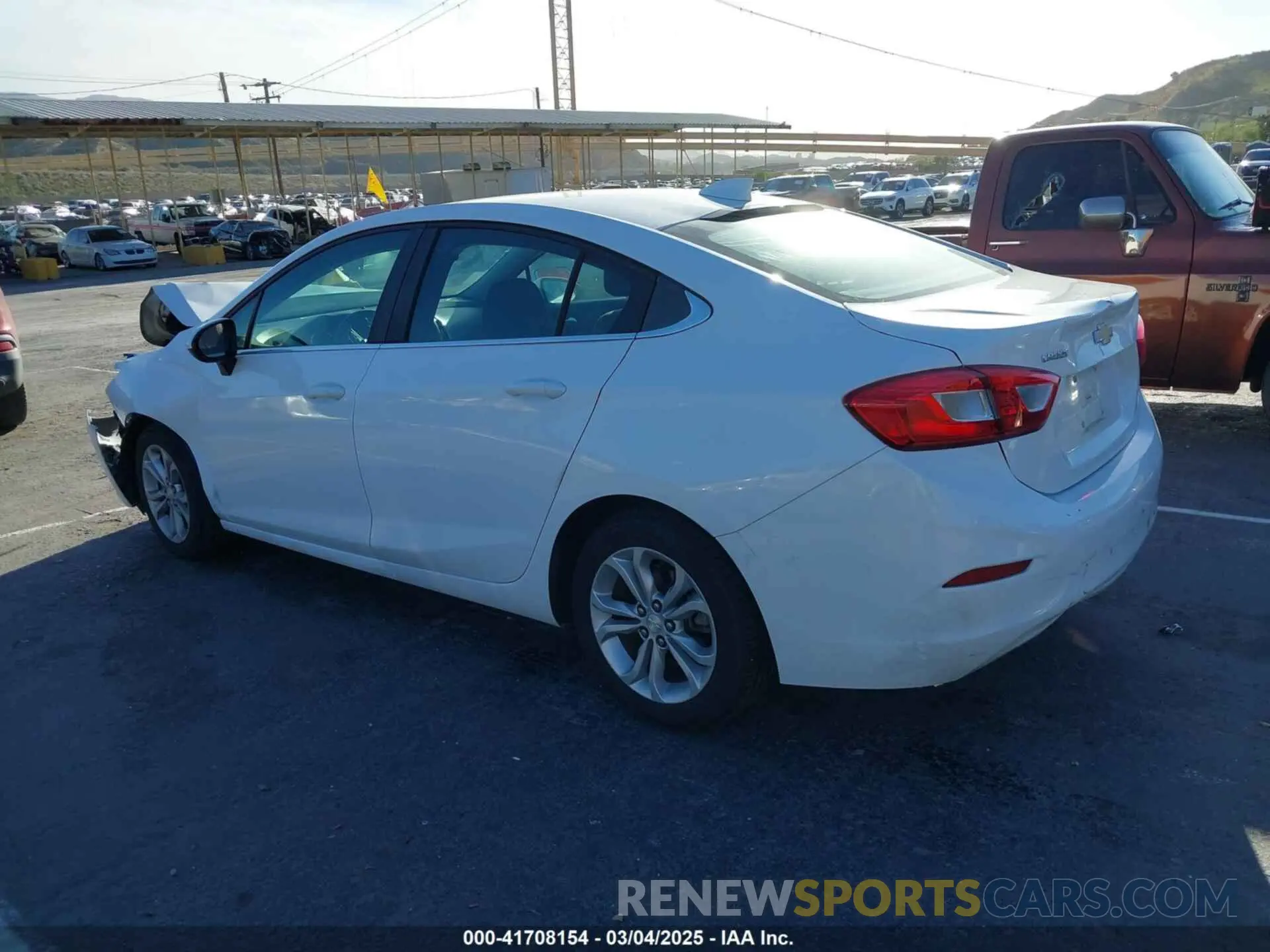 3 Photograph of a damaged car 1G1BE5SM0K7121251 CHEVROLET CRUZE 2019