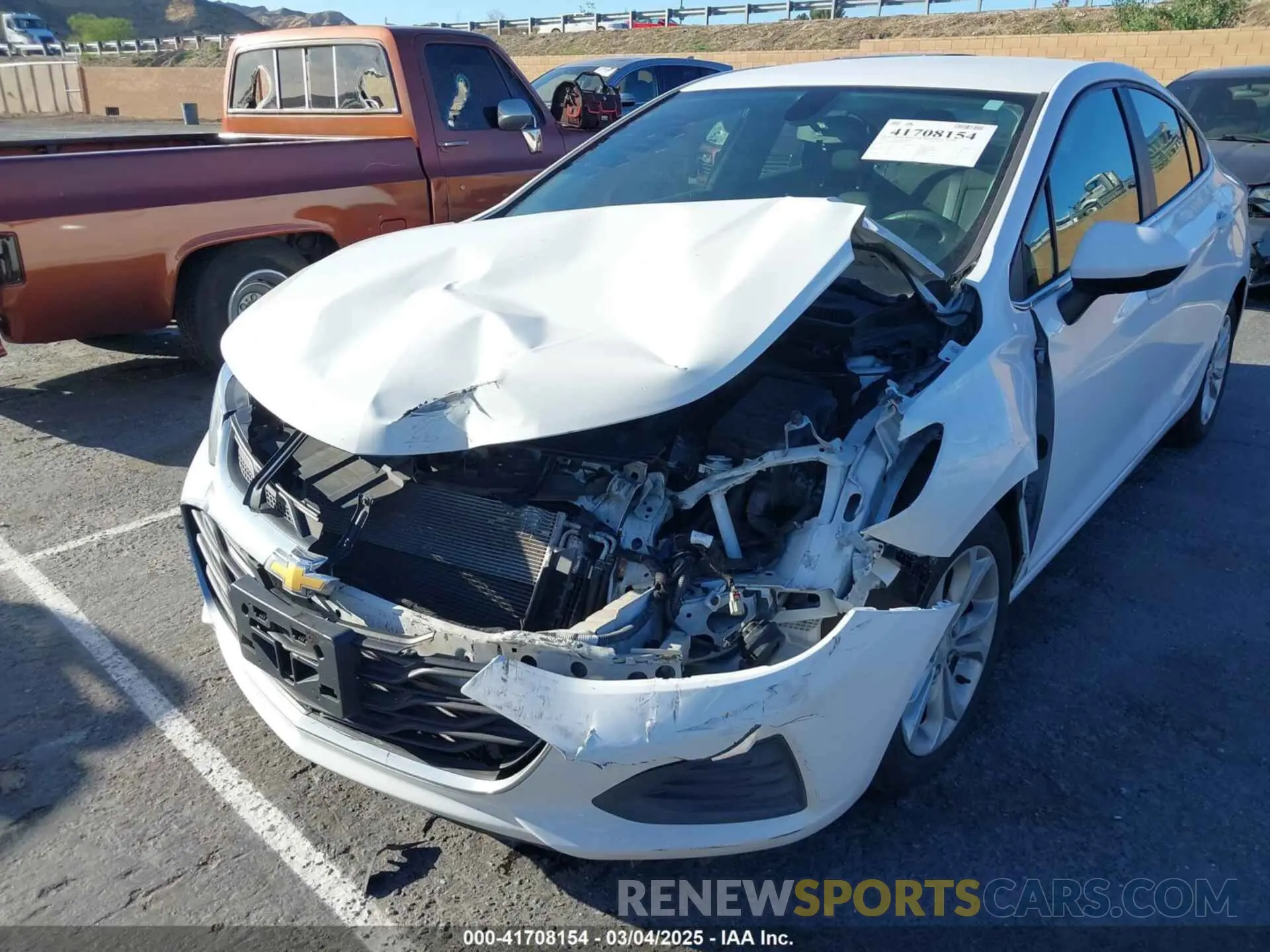 6 Photograph of a damaged car 1G1BE5SM0K7121251 CHEVROLET CRUZE 2019