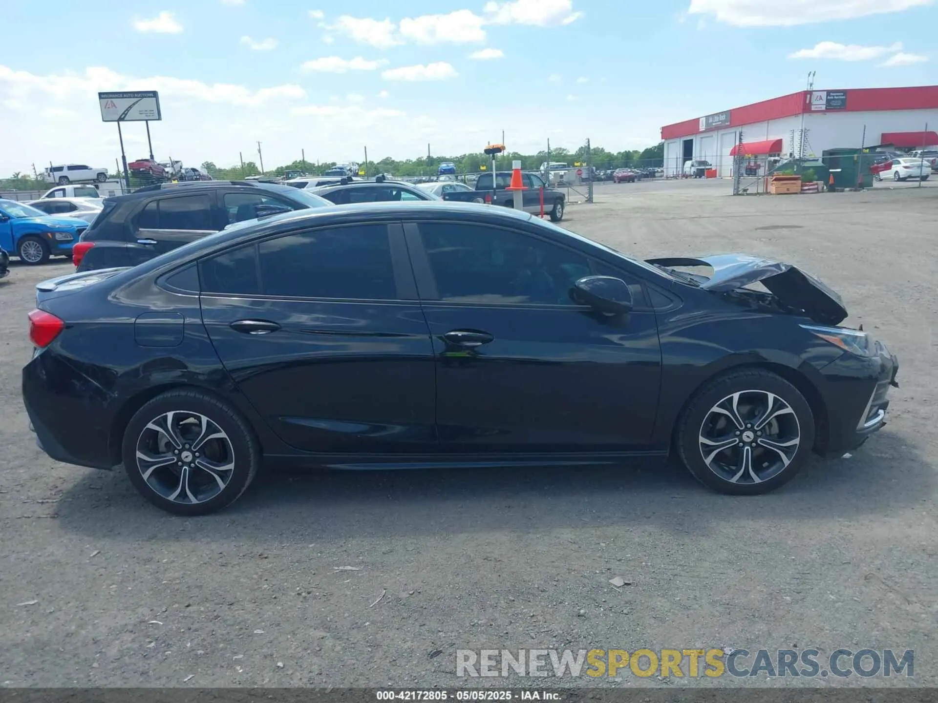 13 Photograph of a damaged car 1G1BE5SM1K7141721 CHEVROLET CRUZE 2019