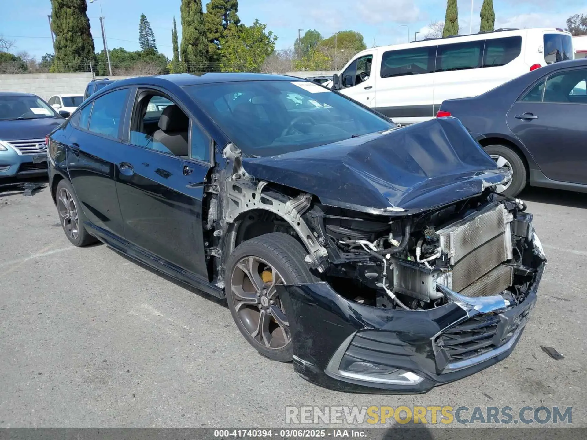 1 Photograph of a damaged car 1G1BE5SM2K7119985 CHEVROLET CRUZE 2019