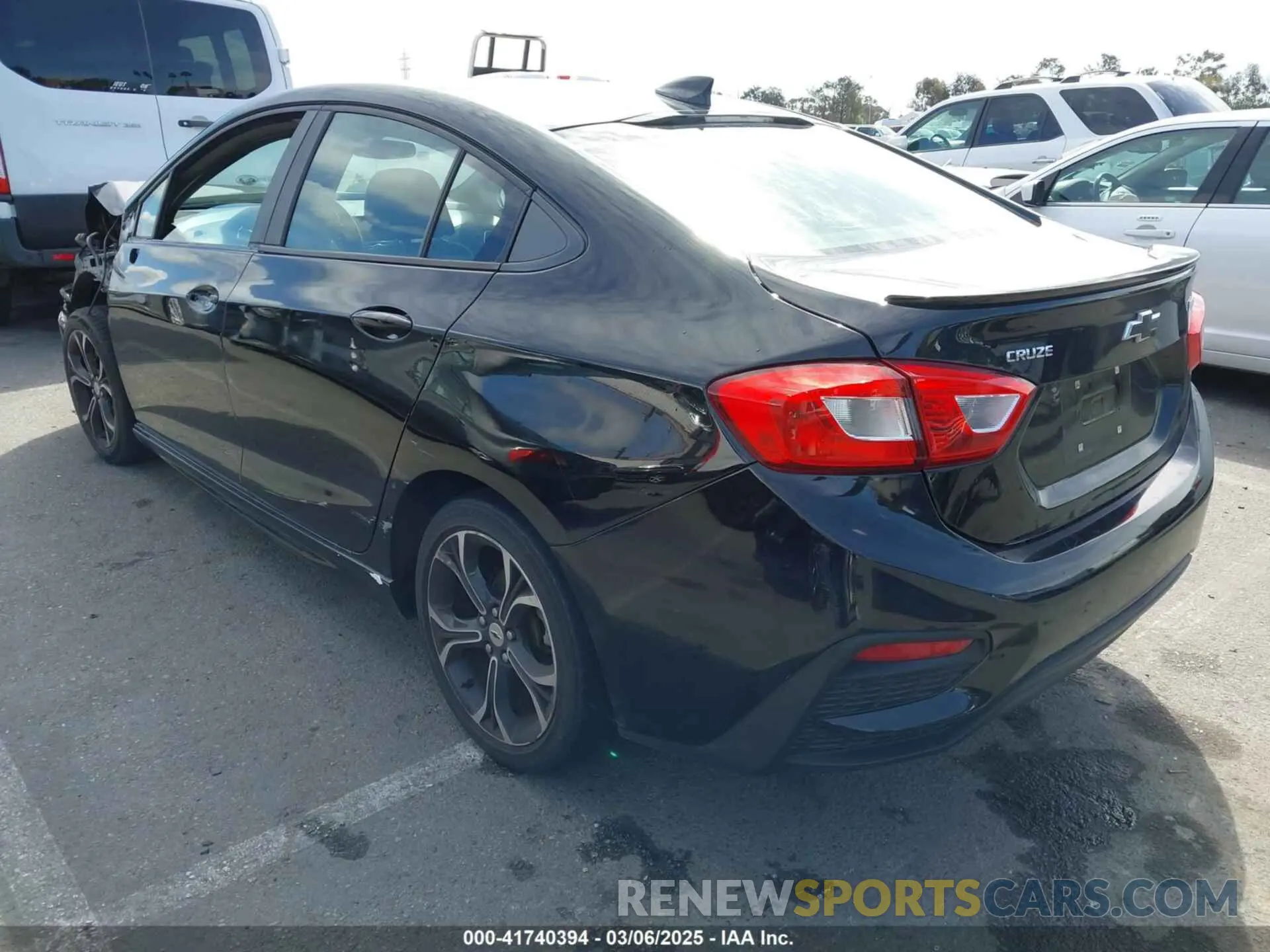 3 Photograph of a damaged car 1G1BE5SM2K7119985 CHEVROLET CRUZE 2019