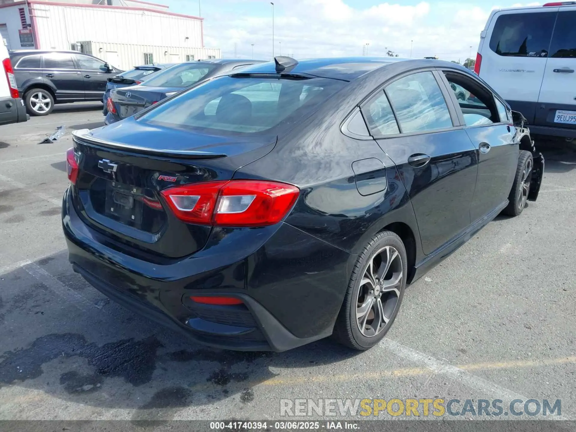 4 Photograph of a damaged car 1G1BE5SM2K7119985 CHEVROLET CRUZE 2019