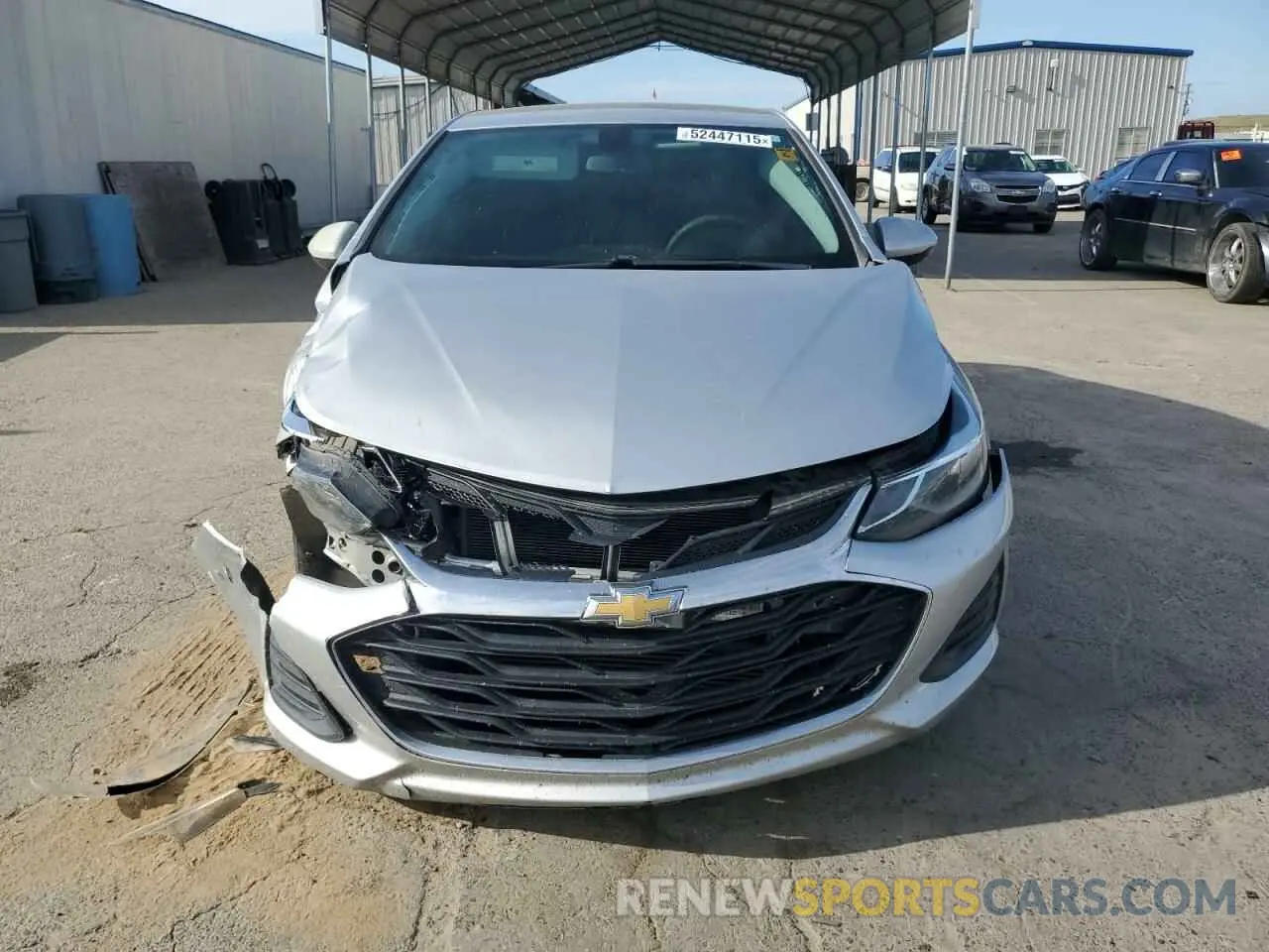 5 Фотография поврежденного автомобиля 1G1BE5SM2K7144725 CHEVROLET CRUZE 2019