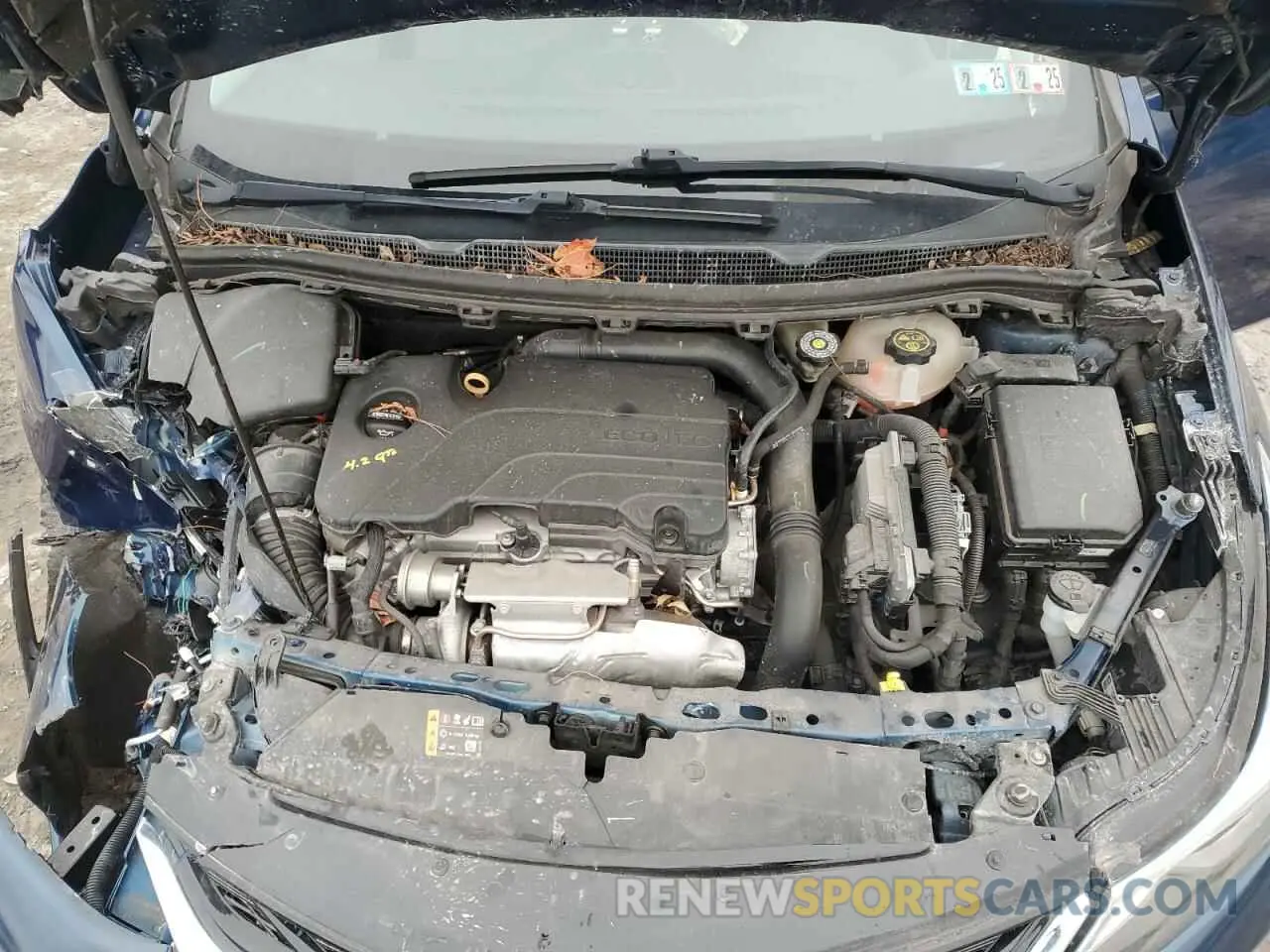 11 Photograph of a damaged car 1G1BE5SM3K7122457 CHEVROLET CRUZE 2019