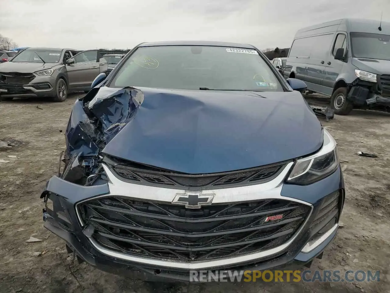 5 Photograph of a damaged car 1G1BE5SM3K7122457 CHEVROLET CRUZE 2019