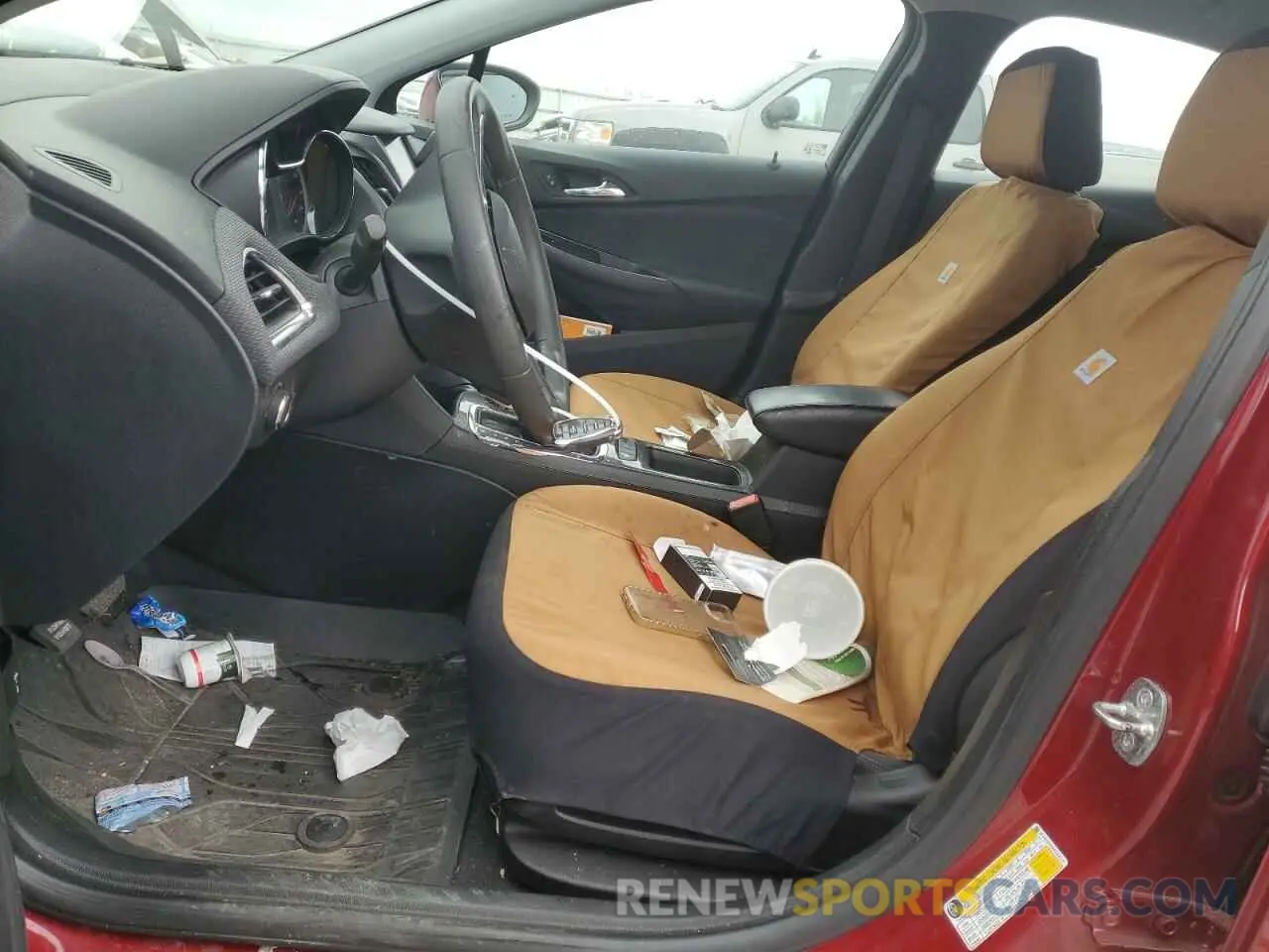 7 Photograph of a damaged car 1G1BE5SM3K7142319 CHEVROLET CRUZE 2019