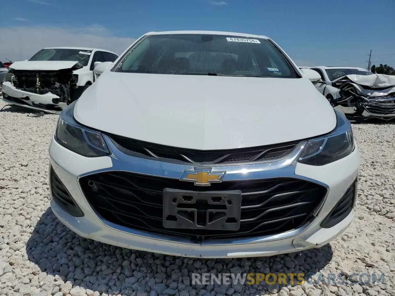 5 Photograph of a damaged car 1G1BE5SM4K7112357 CHEVROLET CRUZE 2019
