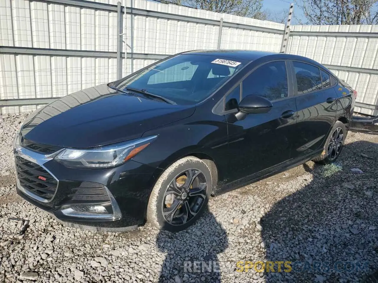 1 Фотография поврежденного автомобиля 1G1BE5SM4K7135931 CHEVROLET CRUZE 2019