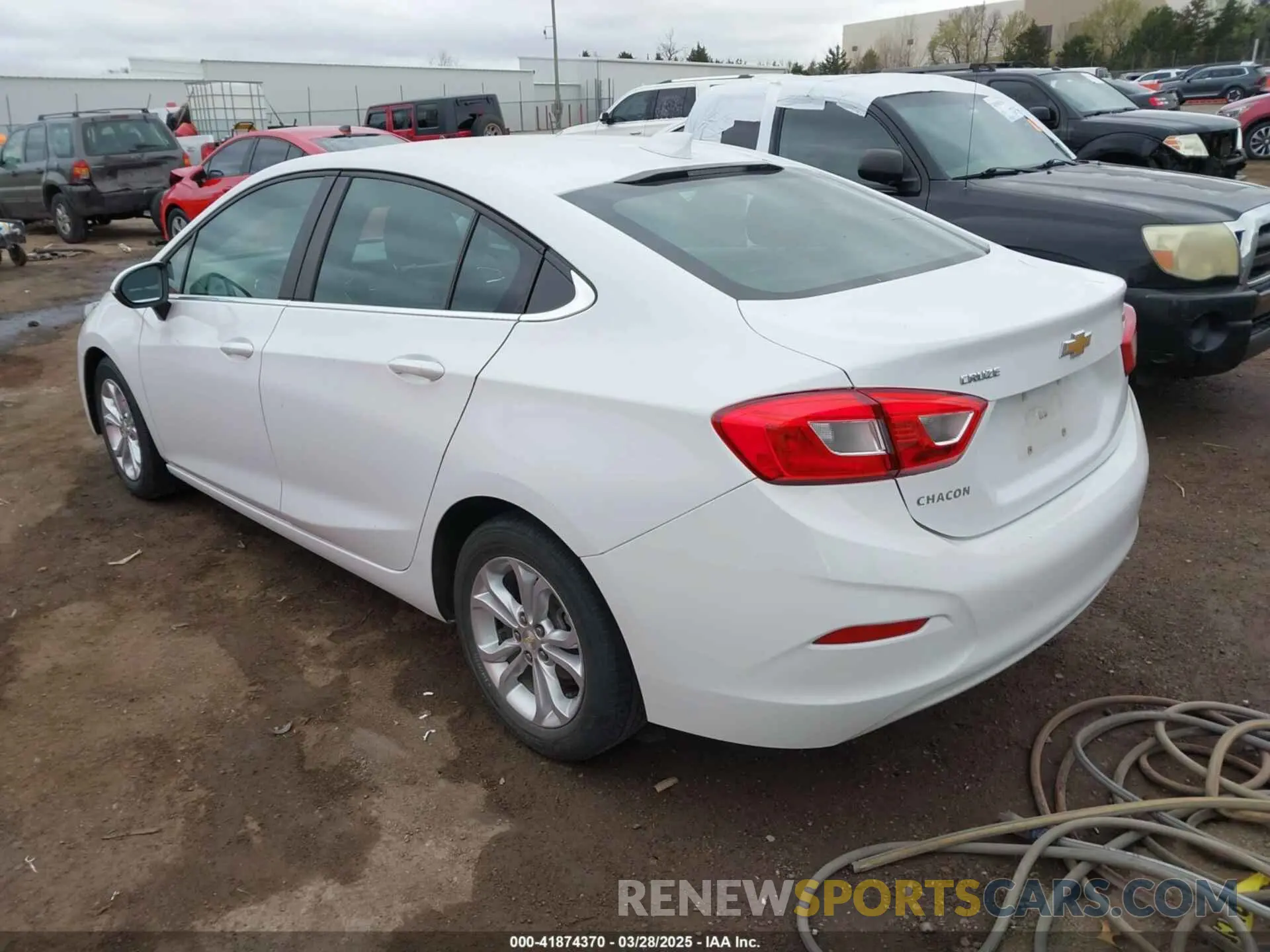 3 Photograph of a damaged car 1G1BE5SM5K7111525 CHEVROLET CRUZE 2019