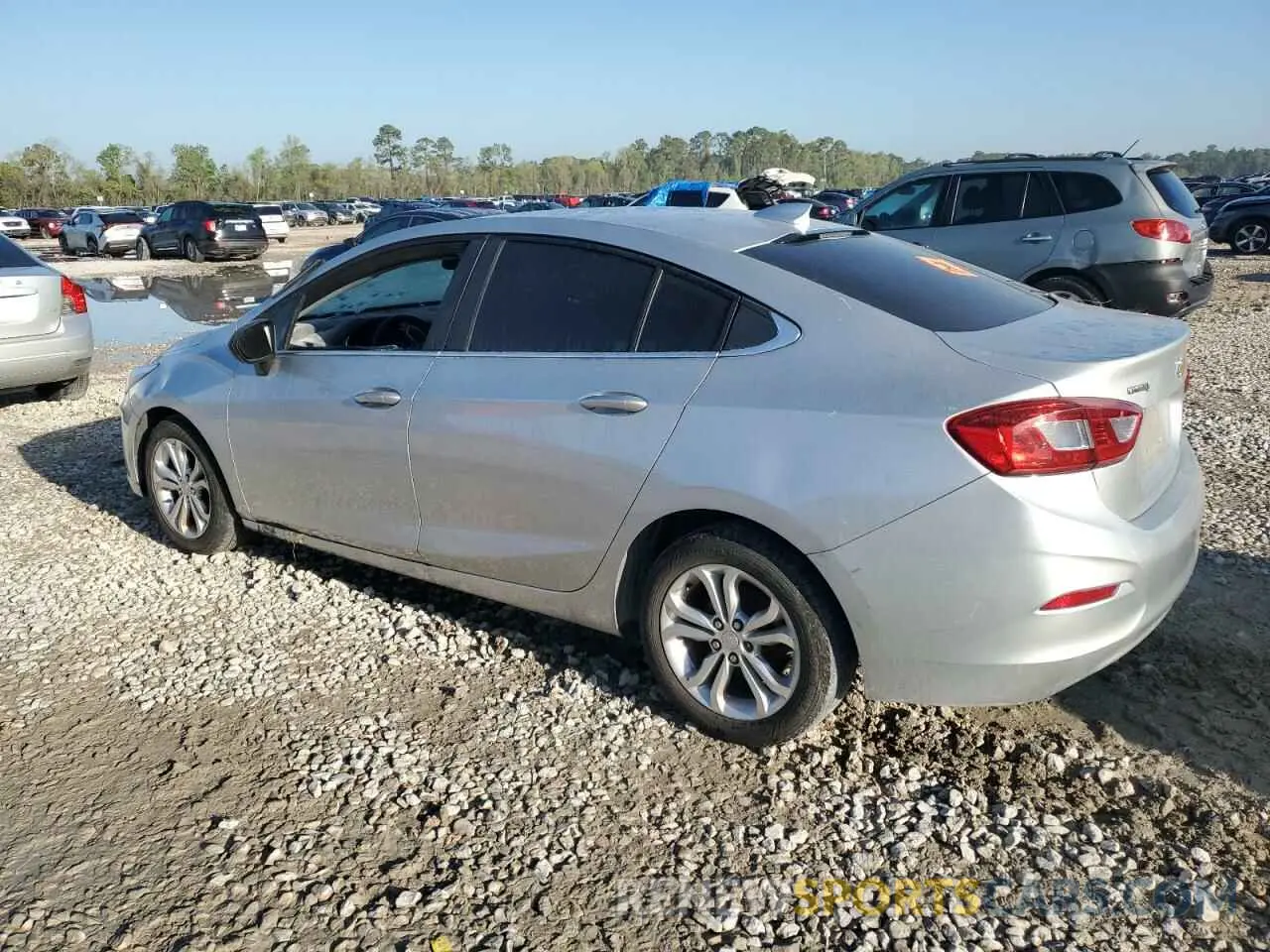 2 Photograph of a damaged car 1G1BE5SM5K7145559 CHEVROLET CRUZE 2019