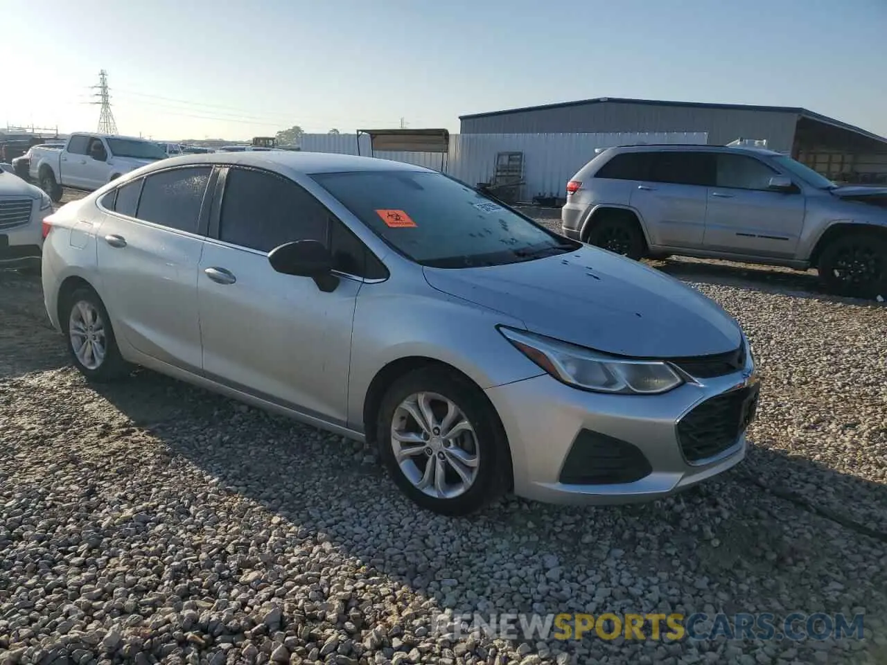 4 Photograph of a damaged car 1G1BE5SM5K7145559 CHEVROLET CRUZE 2019