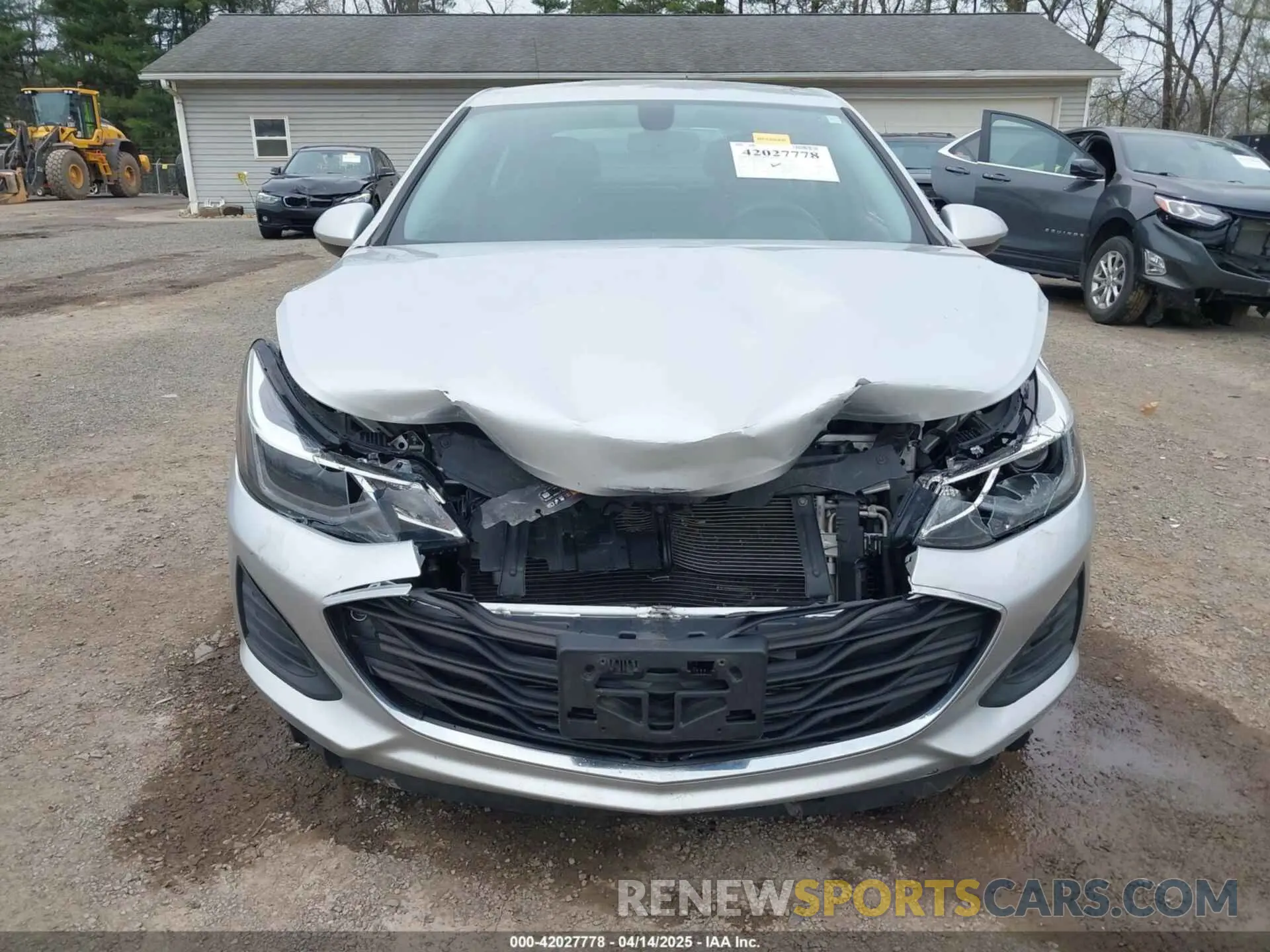 12 Photograph of a damaged car 1G1BE5SM7K7104382 CHEVROLET CRUZE 2019
