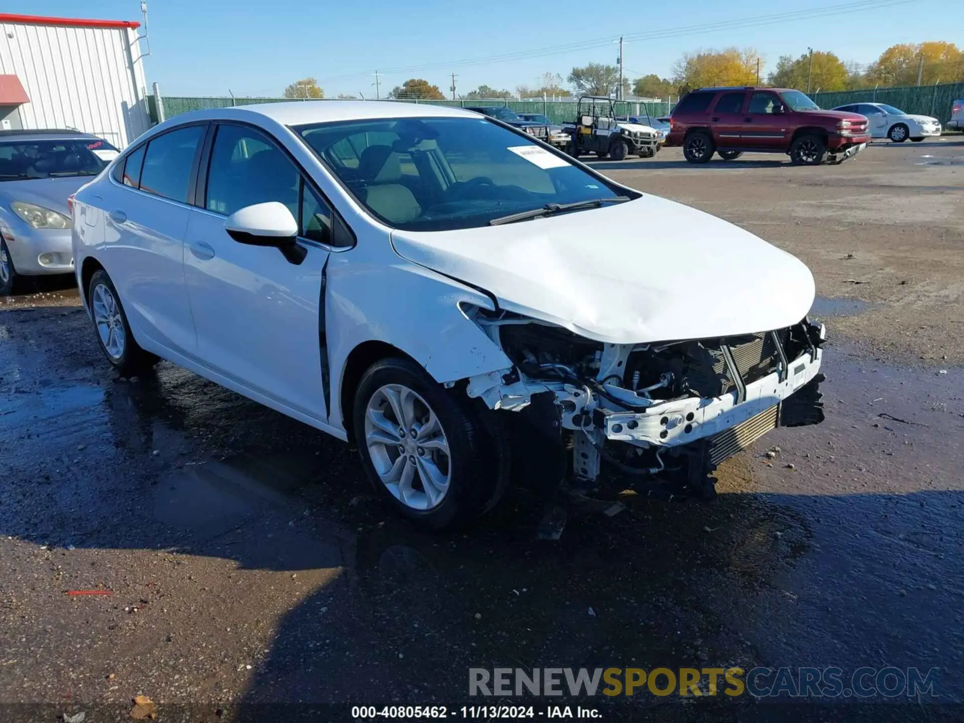 1 Photograph of a damaged car 1G1BE5SM7K7108559 CHEVROLET CRUZE 2019