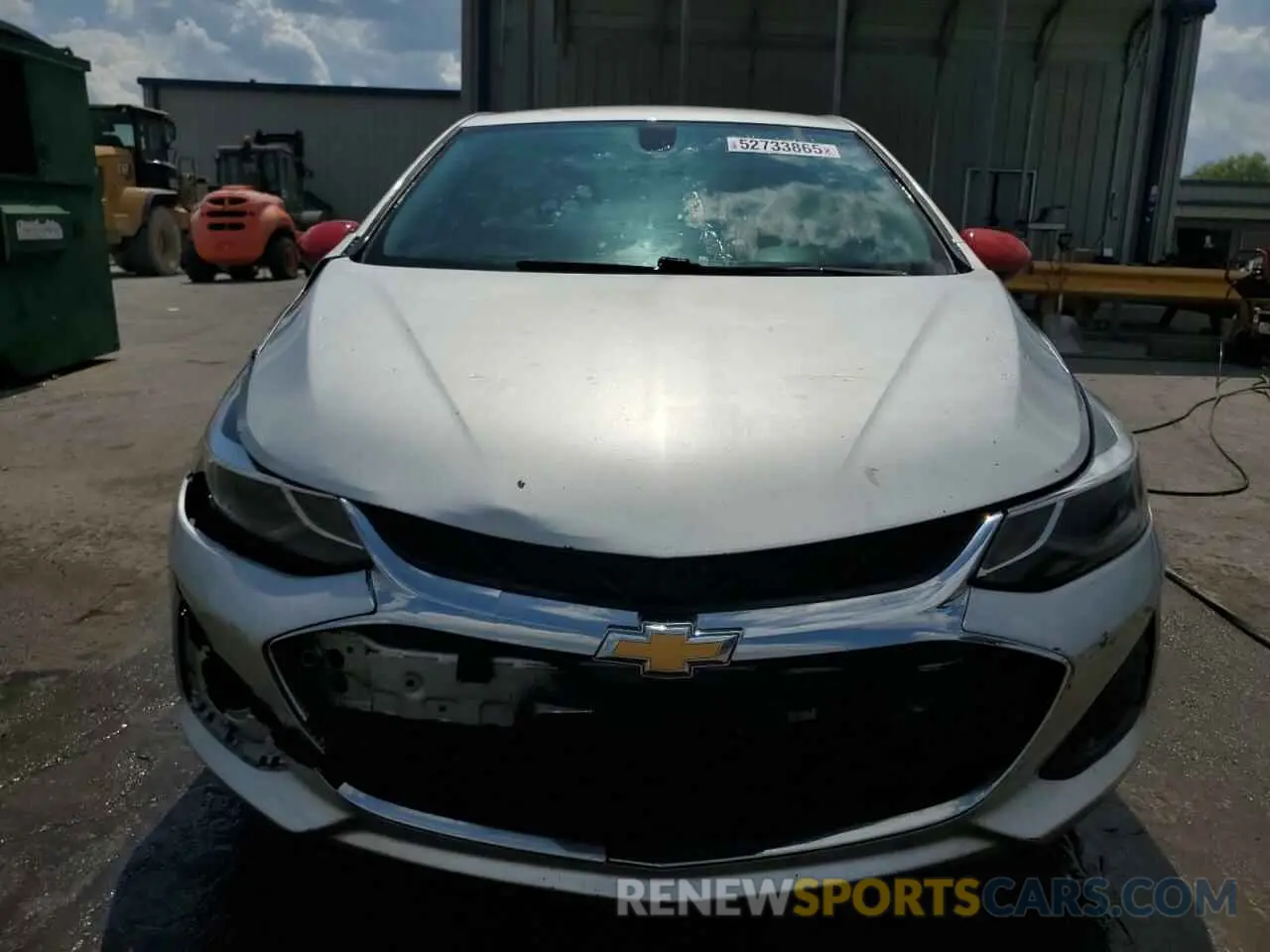 5 Фотография поврежденного автомобиля 1G1BE5SM7K7114099 CHEVROLET CRUZE 2019