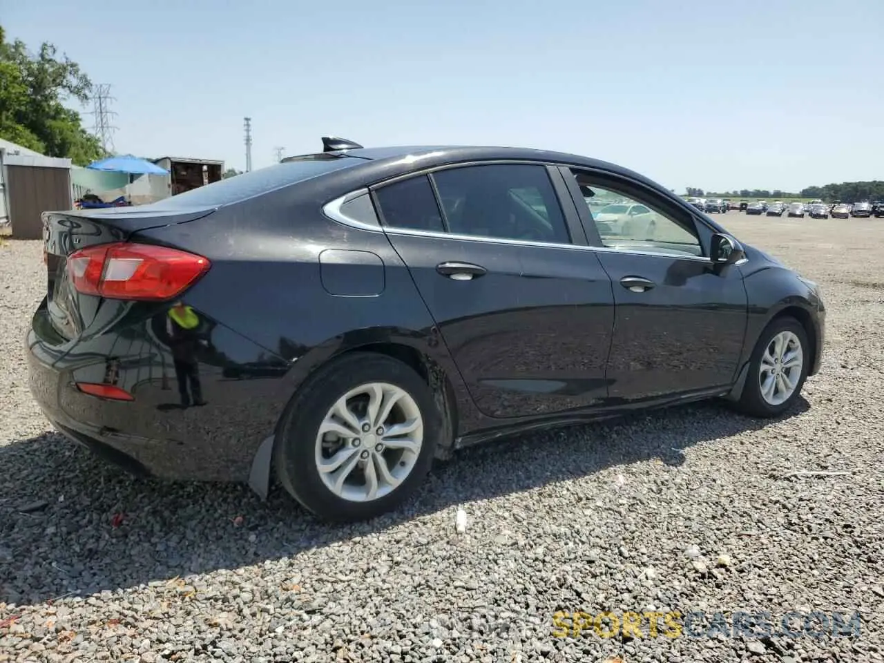 3 Фотография поврежденного автомобиля 1G1BE5SM7K7145580 CHEVROLET CRUZE 2019