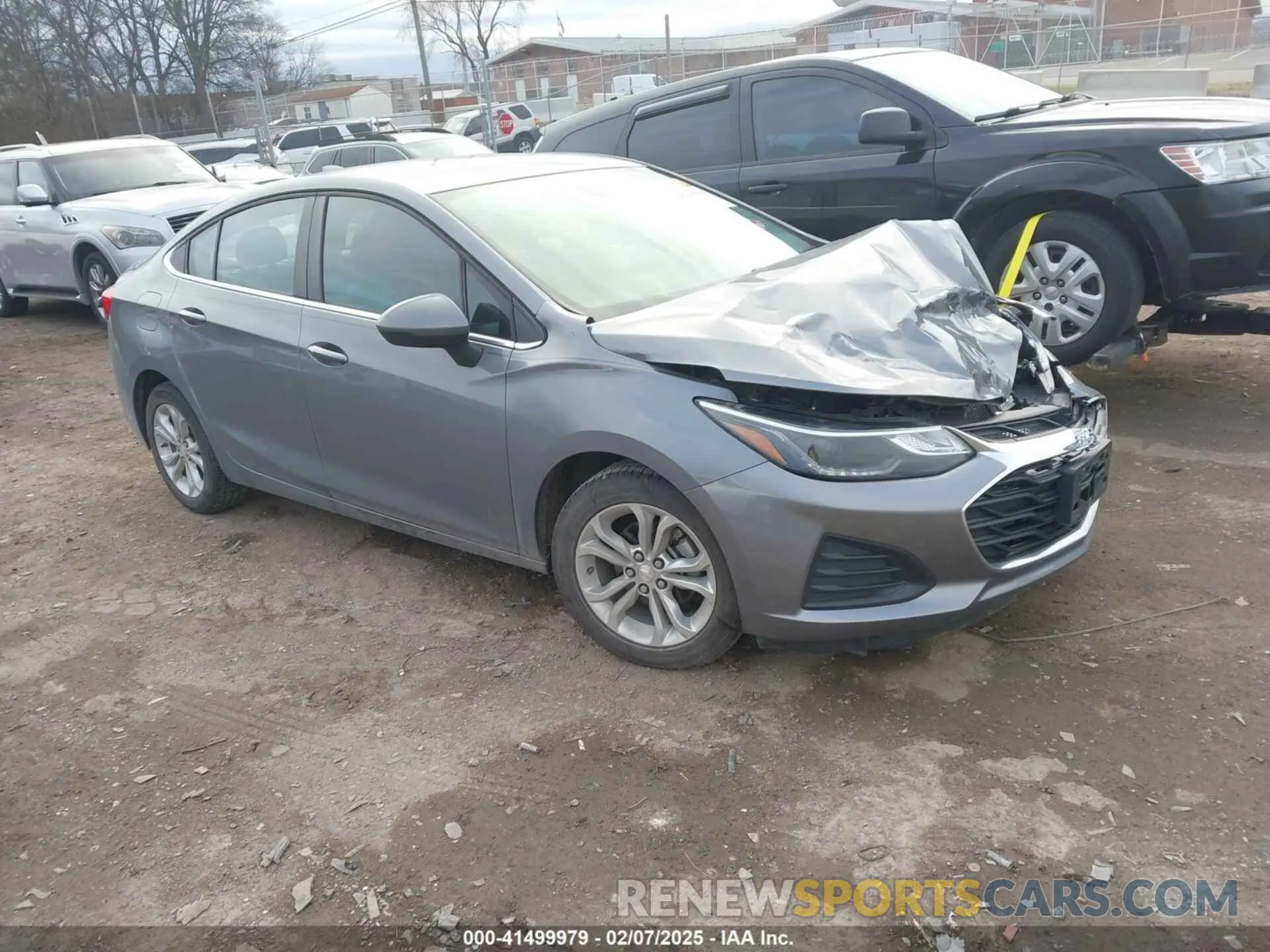 1 Photograph of a damaged car 1G1BE5SM8K7139626 CHEVROLET CRUZE 2019