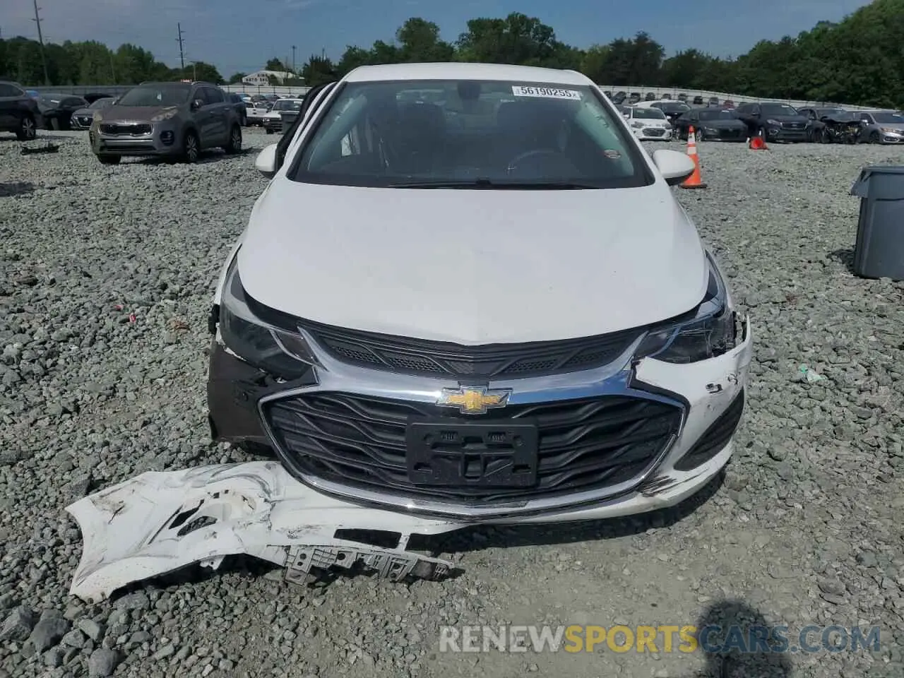 5 Photograph of a damaged car 1G1BE5SM9K7118154 CHEVROLET CRUZE 2019