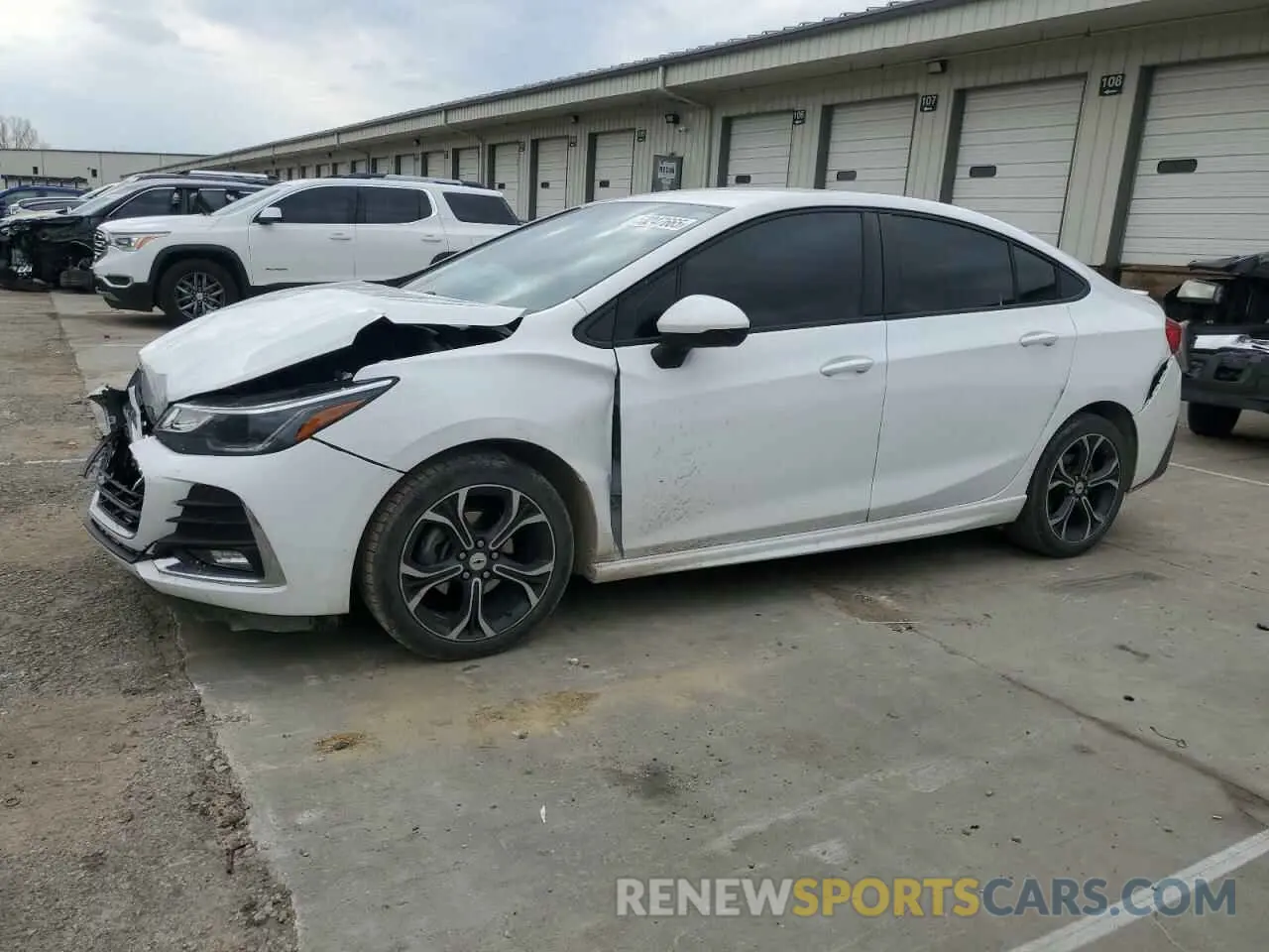 1 Photograph of a damaged car 1G1BE5SM9K7121913 CHEVROLET CRUZE 2019