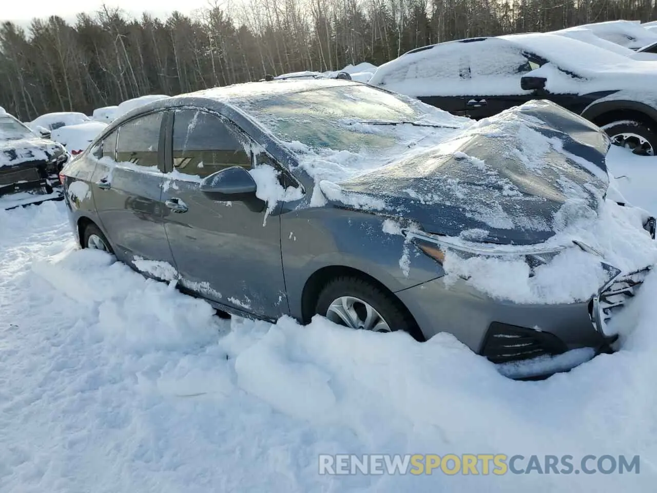 4 Photograph of a damaged car 1G1BE5SM9K7138579 CHEVROLET CRUZE 2019