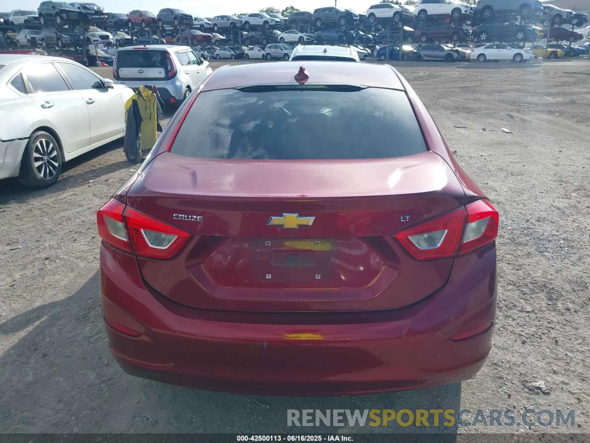 16 Photograph of a damaged car 1G1BE5SM9K7139702 CHEVROLET CRUZE 2019