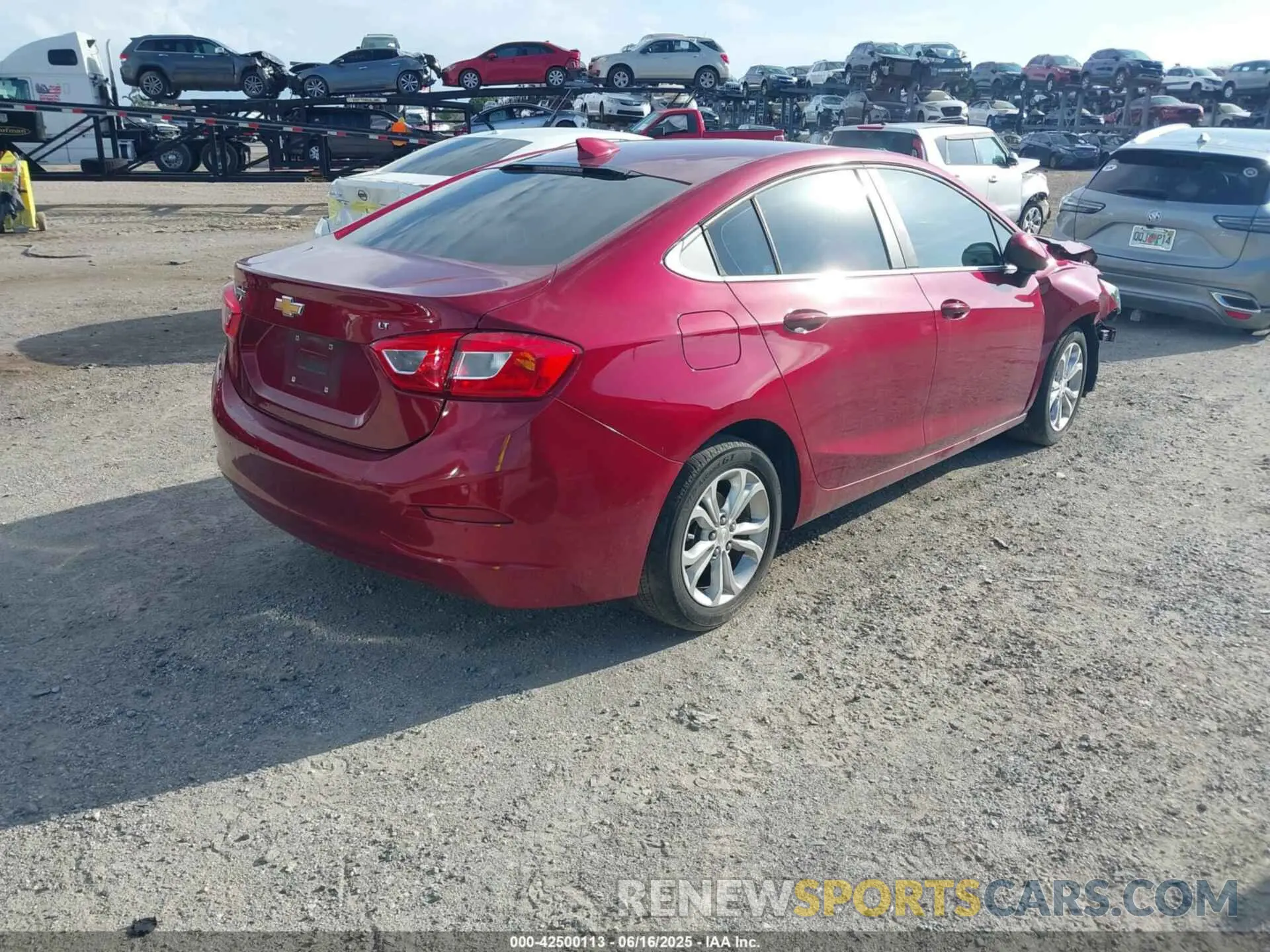 4 Photograph of a damaged car 1G1BE5SM9K7139702 CHEVROLET CRUZE 2019