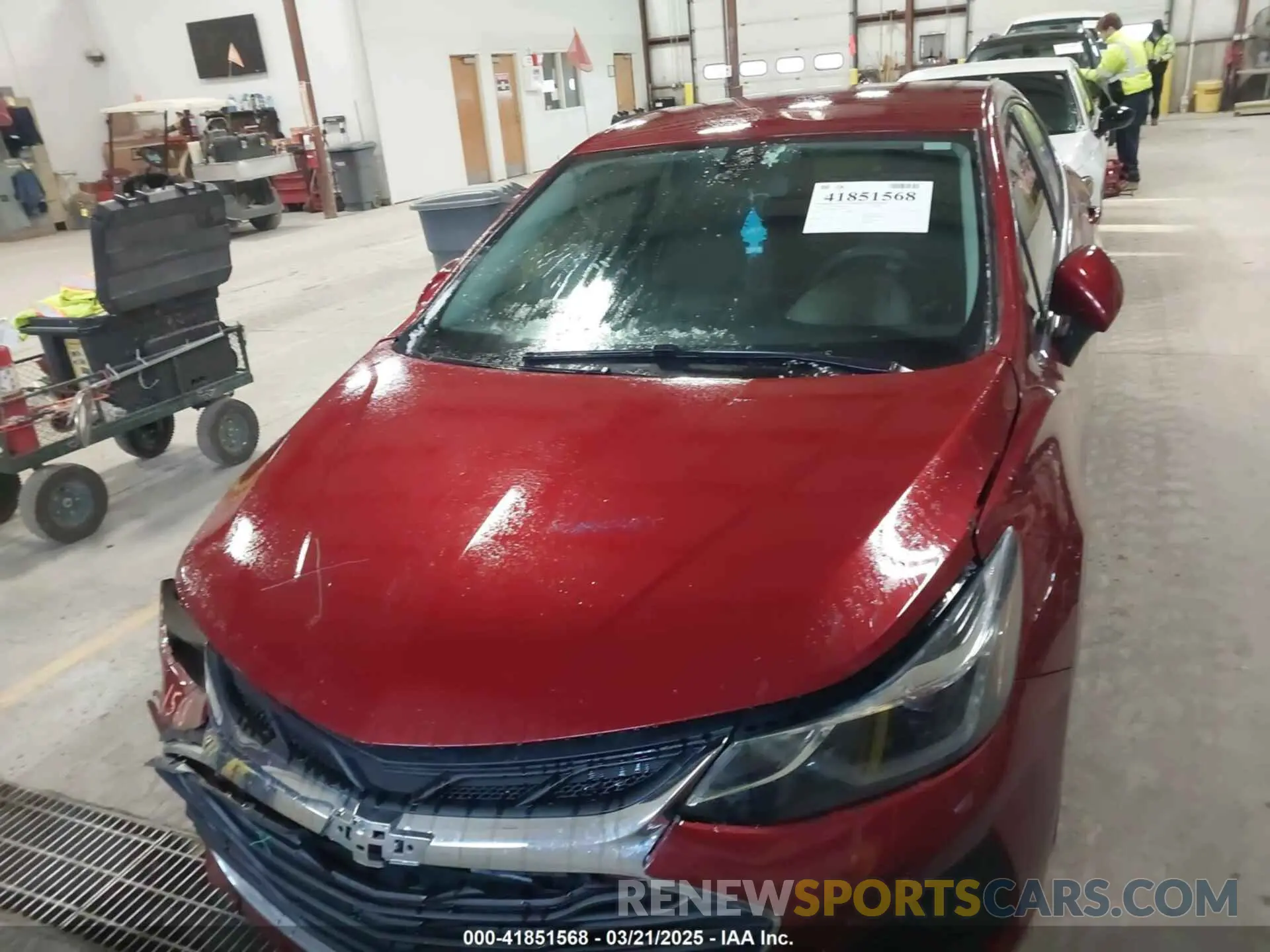 13 Photograph of a damaged car 1G1BE5SM9K7142101 CHEVROLET CRUZE 2019