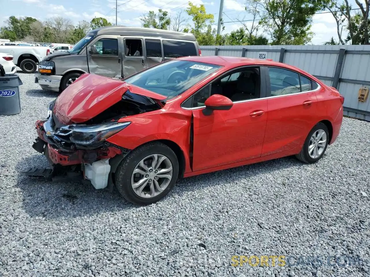 1 Photograph of a damaged car 1G1BE5SMXK7115926 CHEVROLET CRUZE 2019
