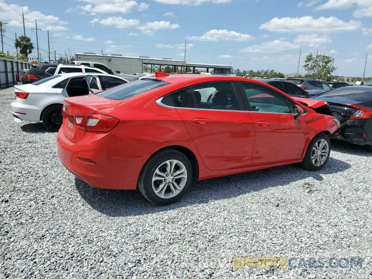 3 Photograph of a damaged car 1G1BE5SMXK7115926 CHEVROLET CRUZE 2019