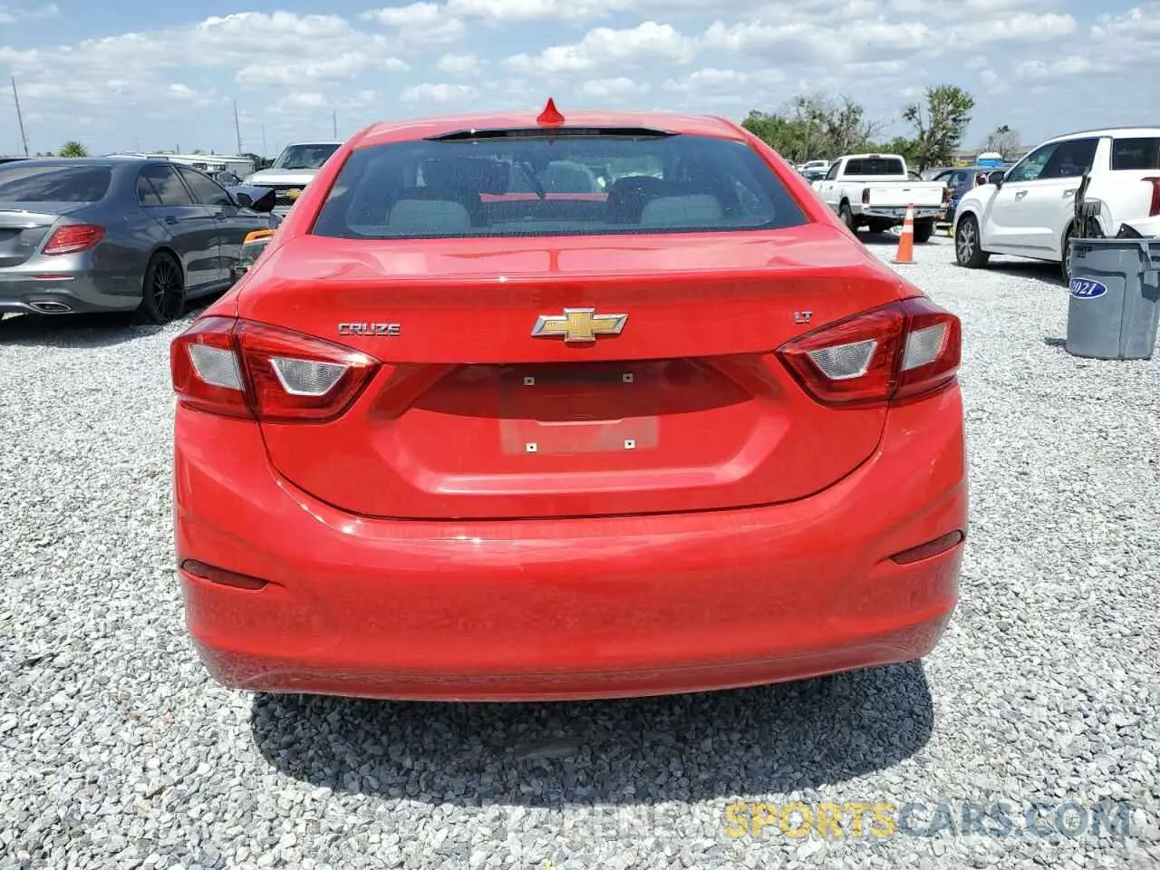 6 Photograph of a damaged car 1G1BE5SMXK7115926 CHEVROLET CRUZE 2019