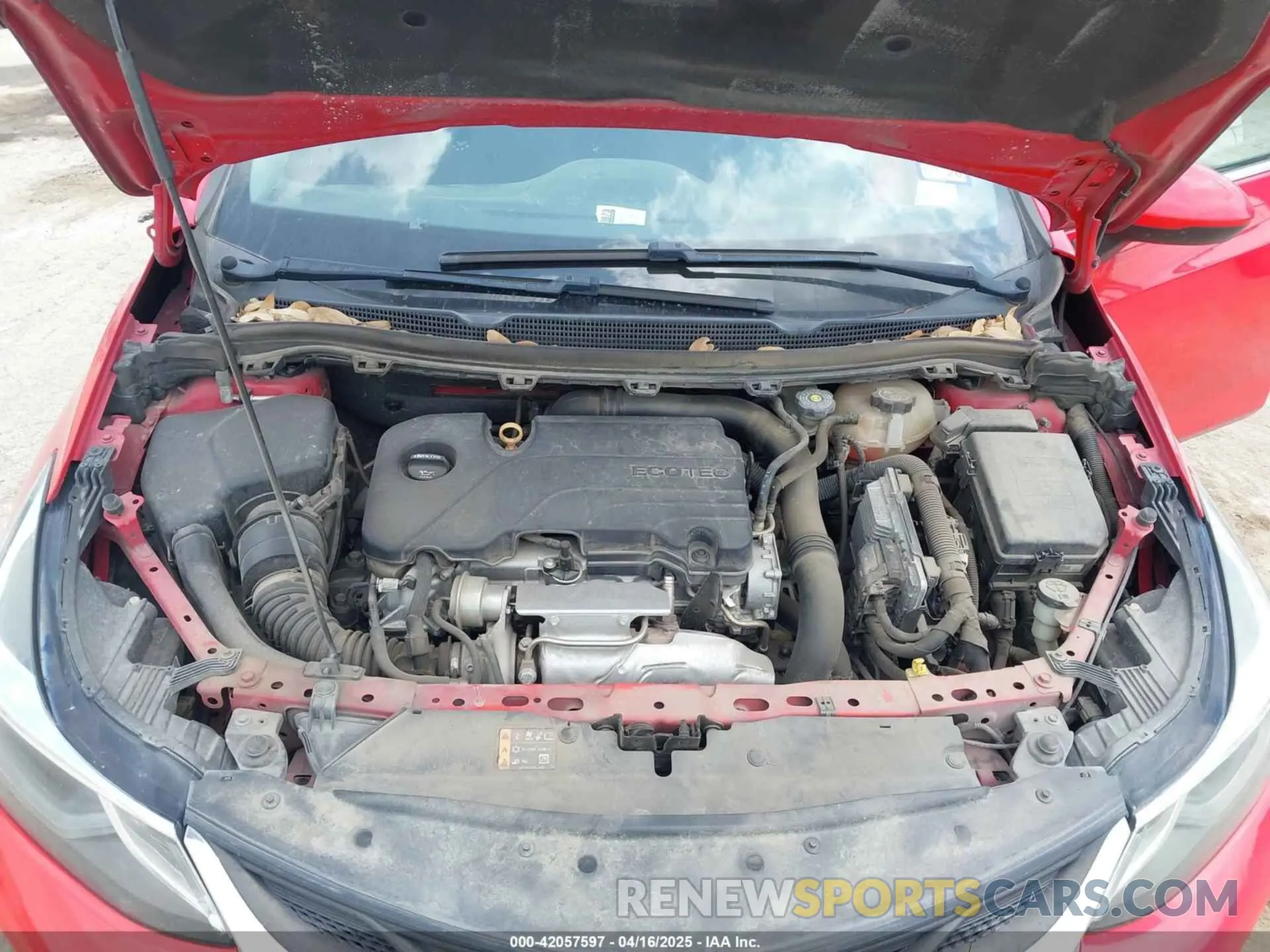10 Photograph of a damaged car 1G1BE5SMXK7142740 CHEVROLET CRUZE 2019