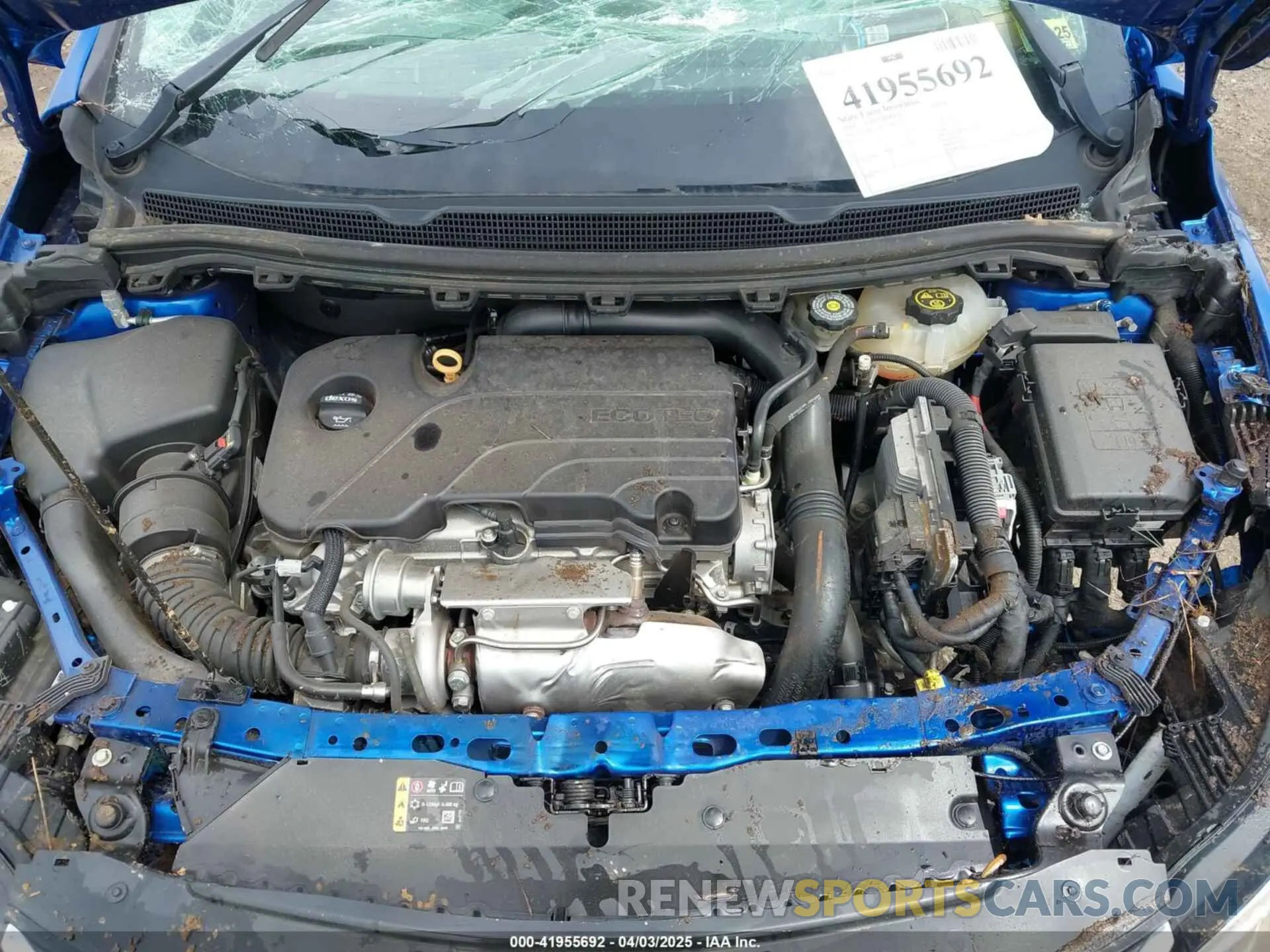 10 Photograph of a damaged car 1G1BF5SM0K7104799 CHEVROLET CRUZE 2019
