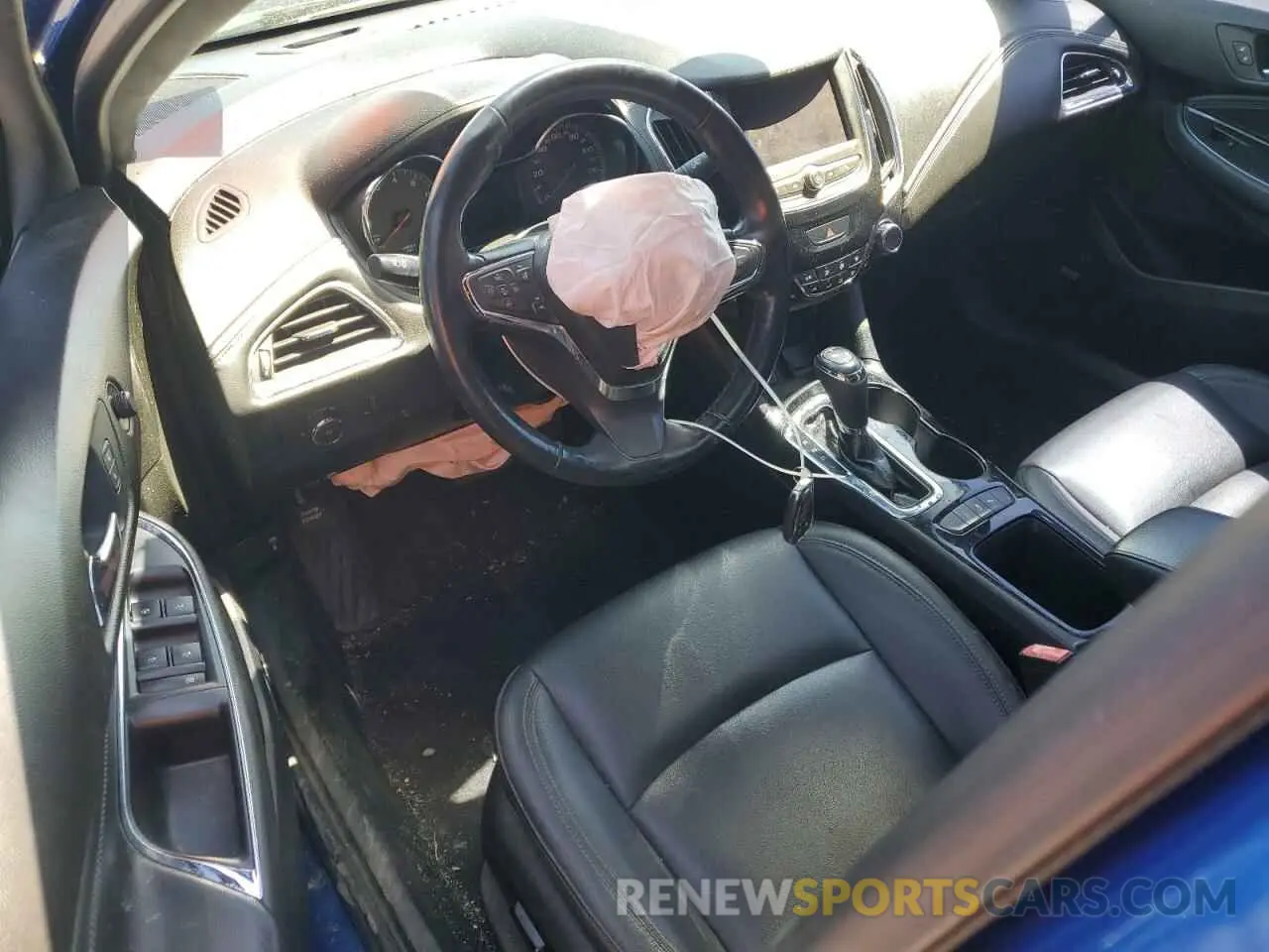 8 Фотография поврежденного автомобиля 1G1BF5SM0K7116421 CHEVROLET CRUZE 2019
