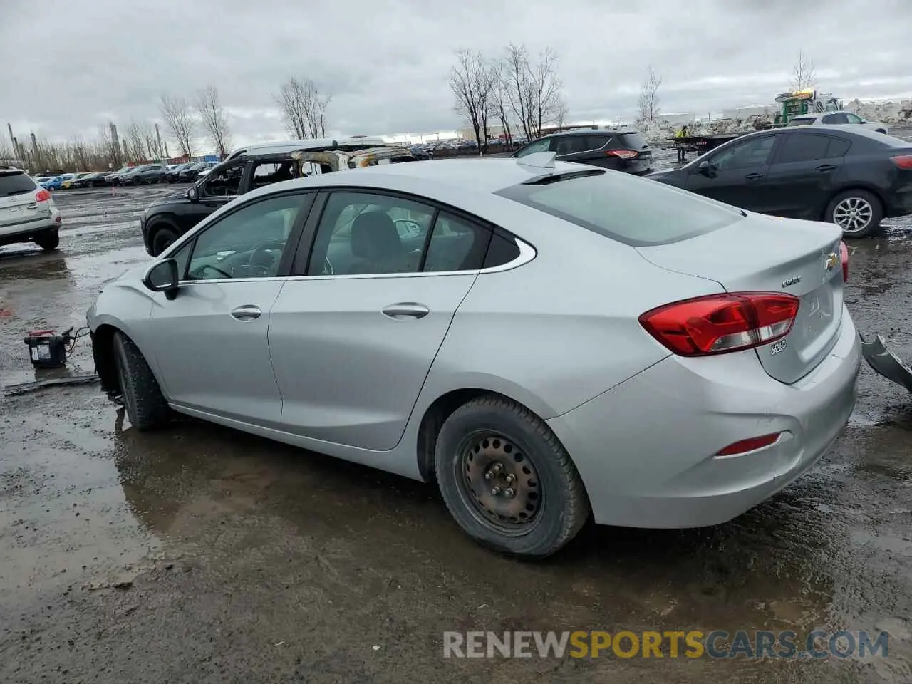 2 Фотография поврежденного автомобиля 1G1BF5SM8K7100936 CHEVROLET CRUZE 2019
