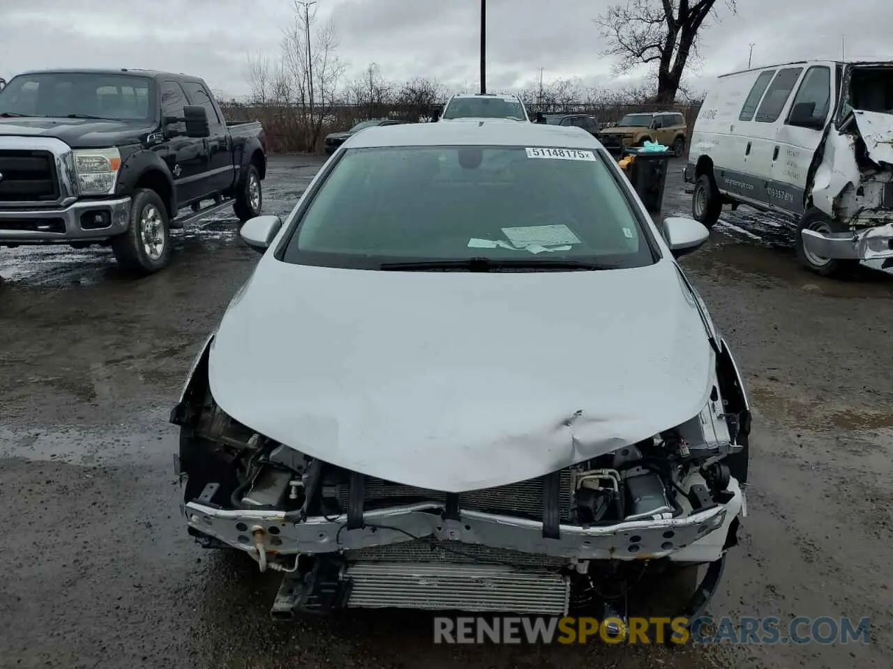 5 Фотография поврежденного автомобиля 1G1BF5SM8K7100936 CHEVROLET CRUZE 2019