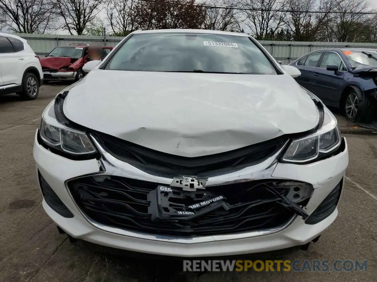 5 Фотография поврежденного автомобиля 3G1BC6SM5KS590347 CHEVROLET CRUZE 2019