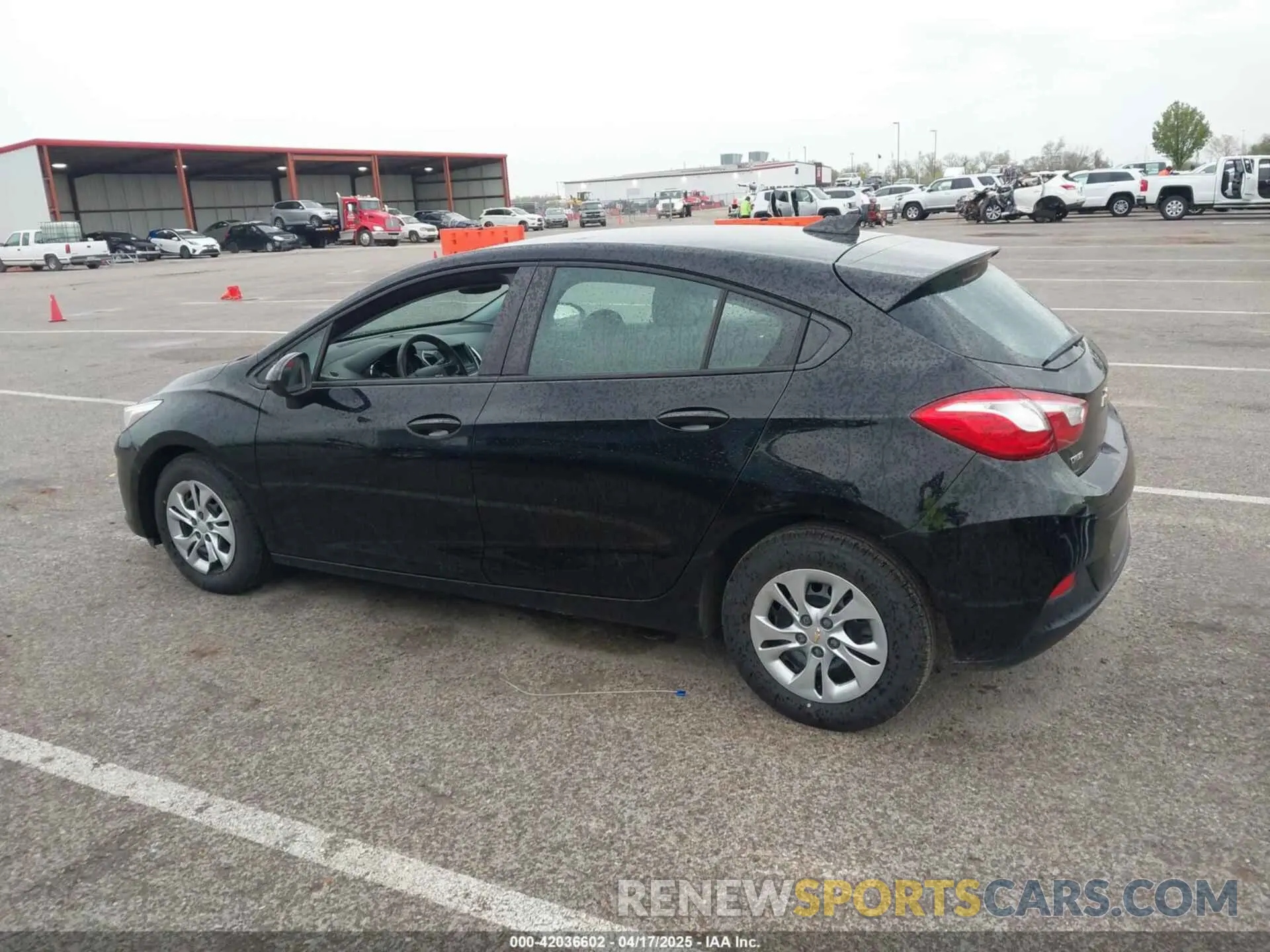 14 Photograph of a damaged car 3G1BC6SM8KS585191 CHEVROLET CRUZE 2019