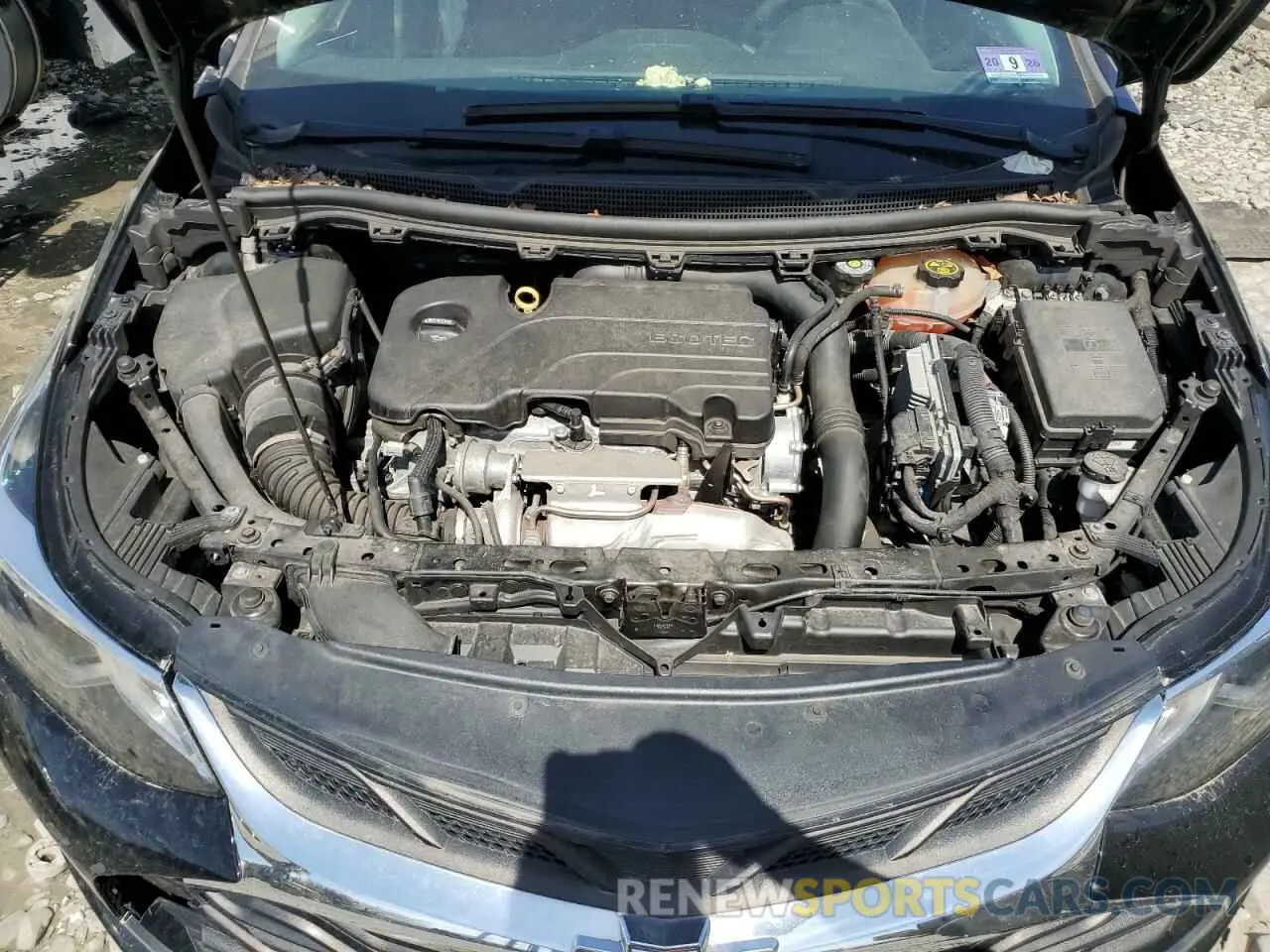 11 Photograph of a damaged car 3G1BE6SM8KS562617 CHEVROLET CRUZE 2019