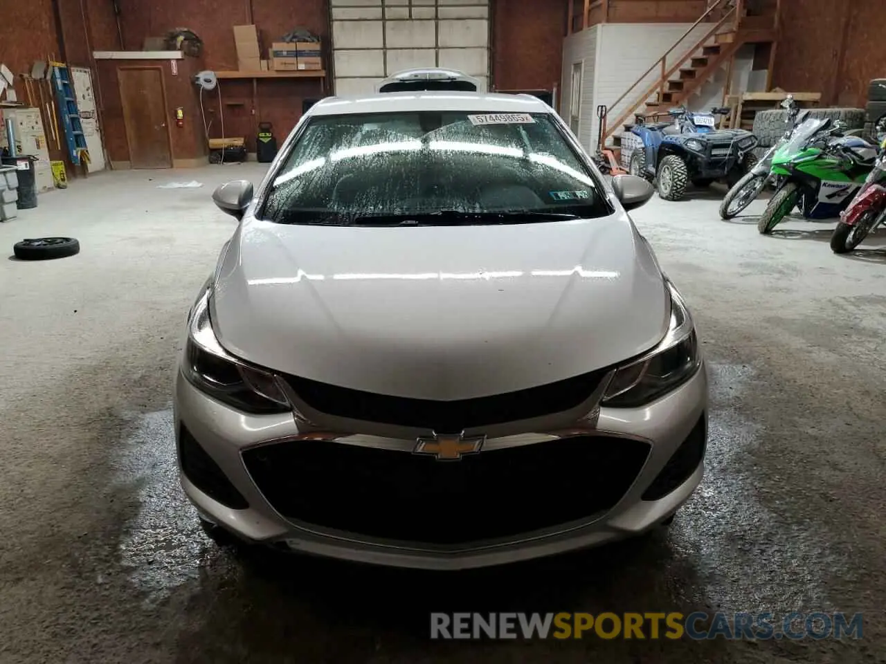5 Фотография поврежденного автомобиля 3G1BE6SMXKS540988 CHEVROLET CRUZE 2019