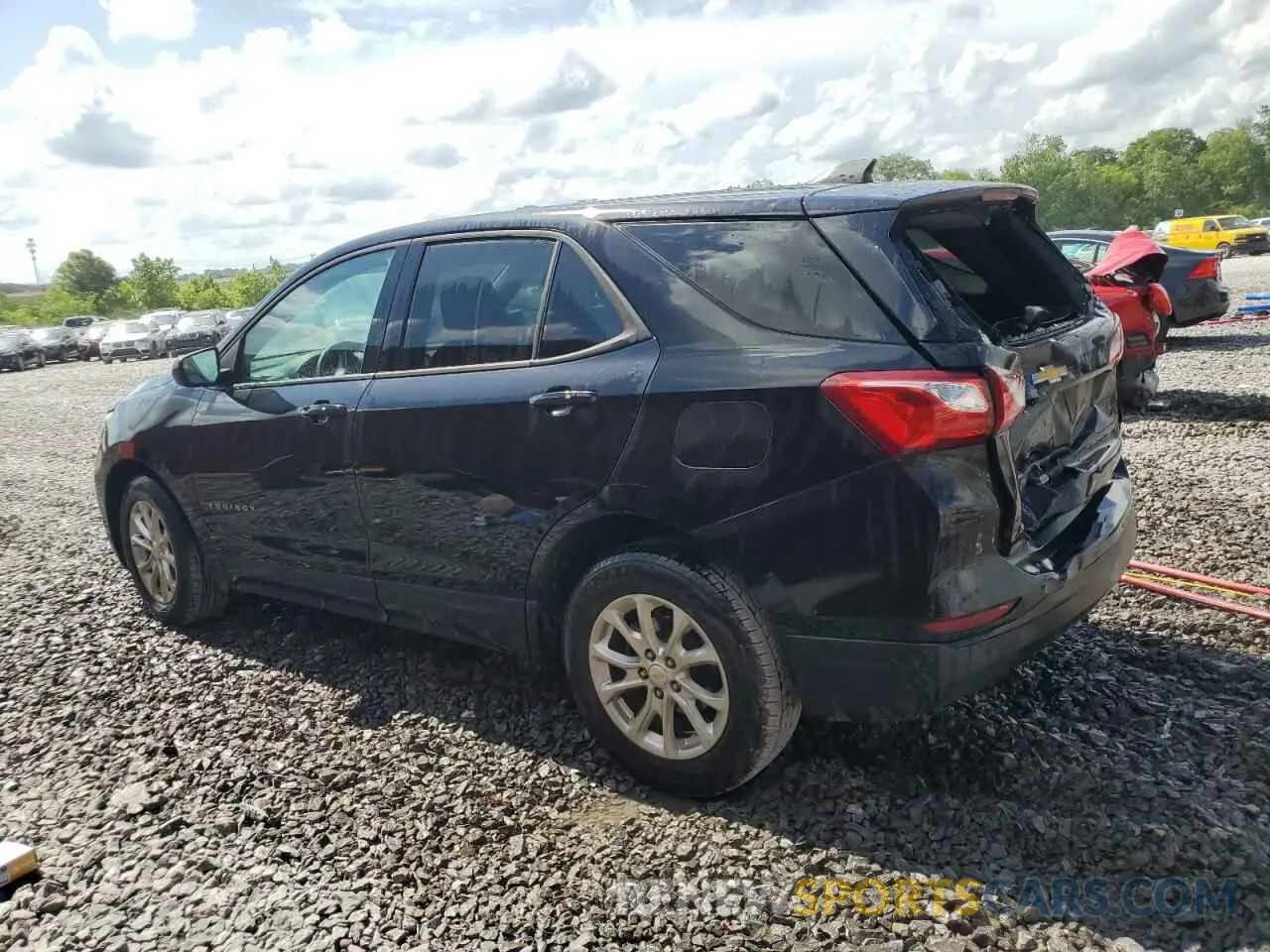 2 Фотография поврежденного автомобиля 2GNAXHEV0K6228598 CHEVROLET EQUINOX 2019