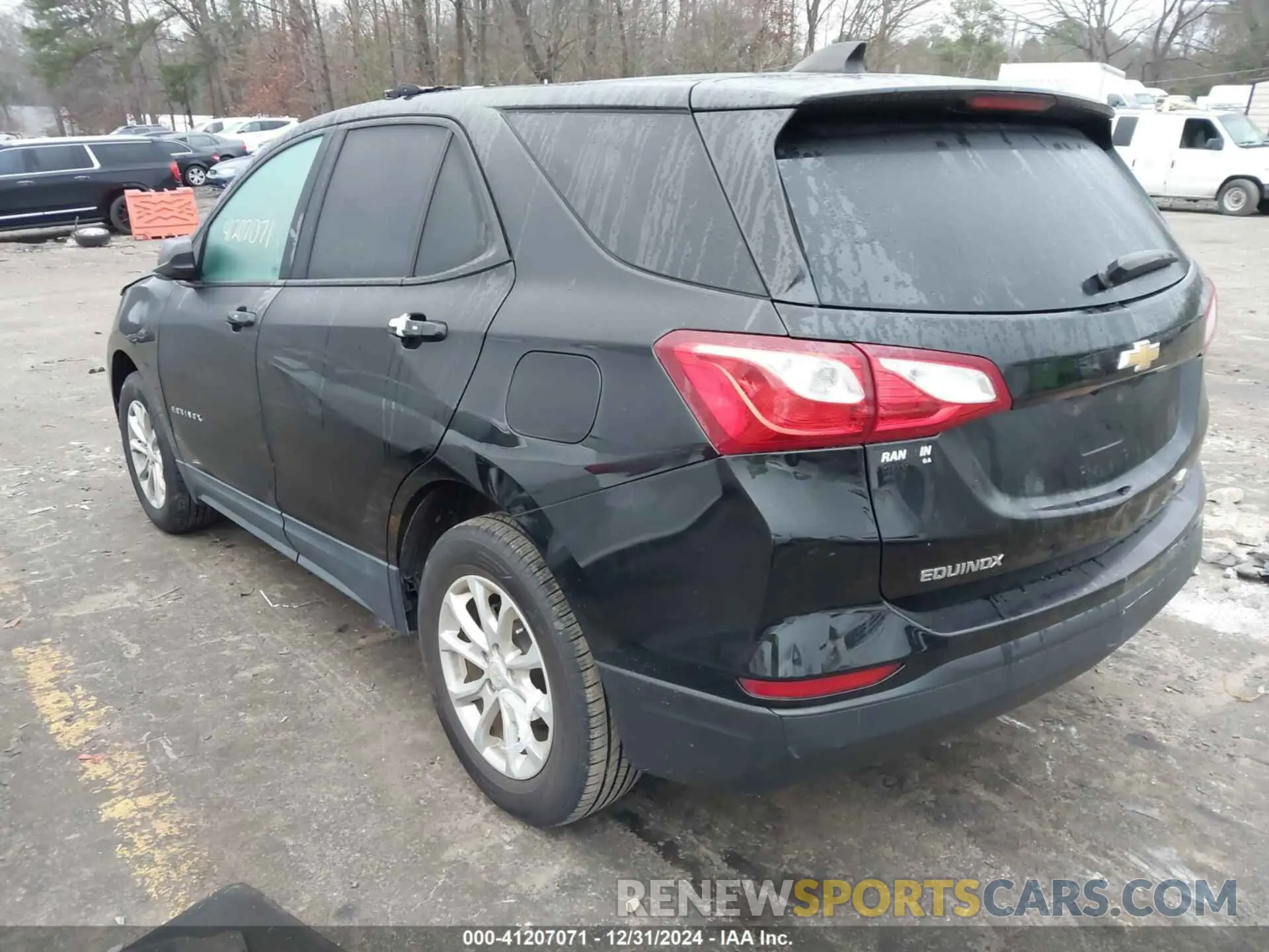 3 Фотография поврежденного автомобиля 2GNAXHEV2K6270853 CHEVROLET EQUINOX 2019