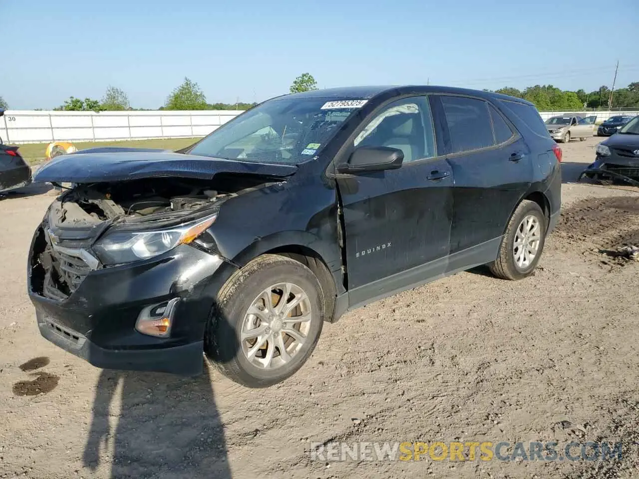 1 Photograph of a damaged car 2GNAXHEV3K6197699 CHEVROLET EQUINOX 2019