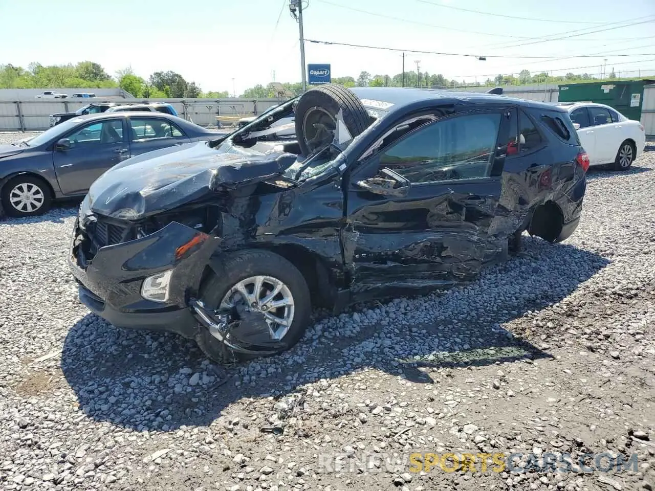 1 Photograph of a damaged car 2GNAXHEV3K6251115 CHEVROLET EQUINOX 2019