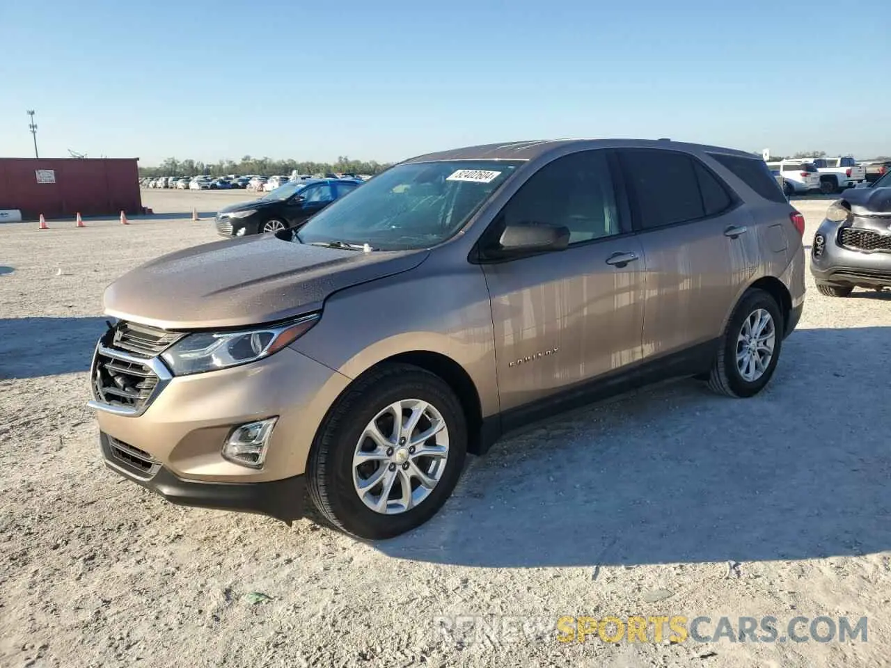 1 Photograph of a damaged car 2GNAXHEV4K6177686 CHEVROLET EQUINOX 2019